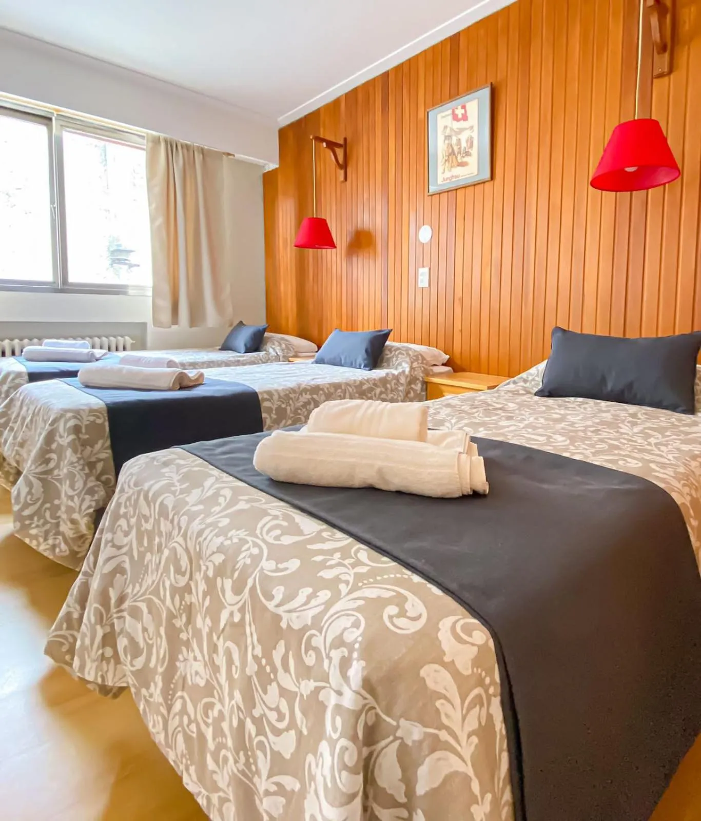 Bed in Hostería Suiza - Ex Casita Suiza