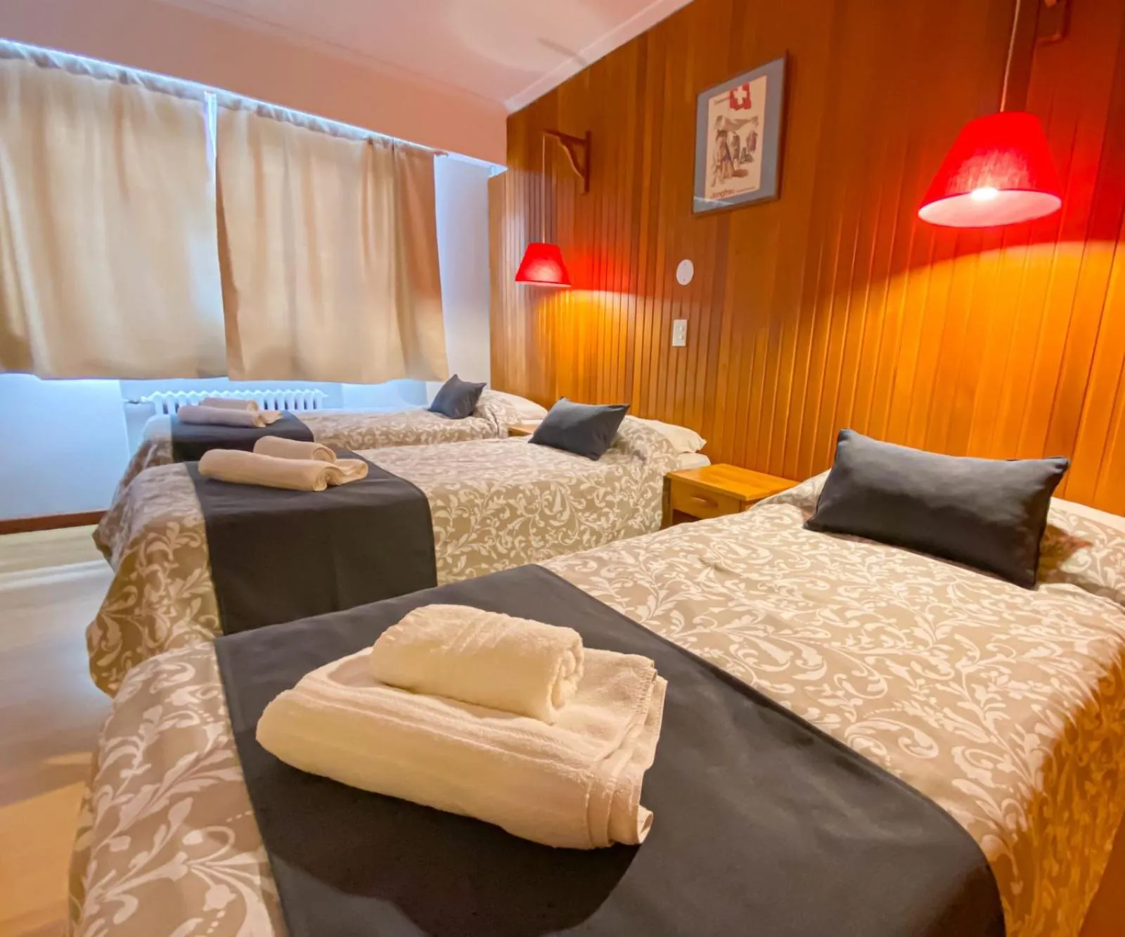 Bed in Hostería Suiza - Ex Casita Suiza