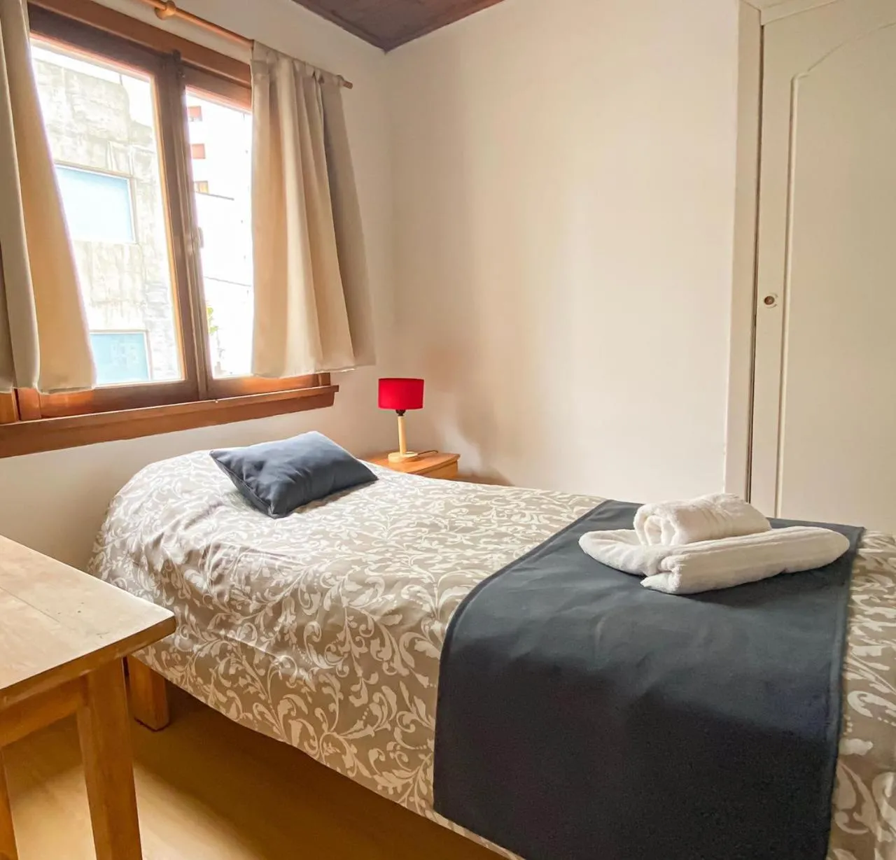 Bed in Hostería Suiza - Ex Casita Suiza