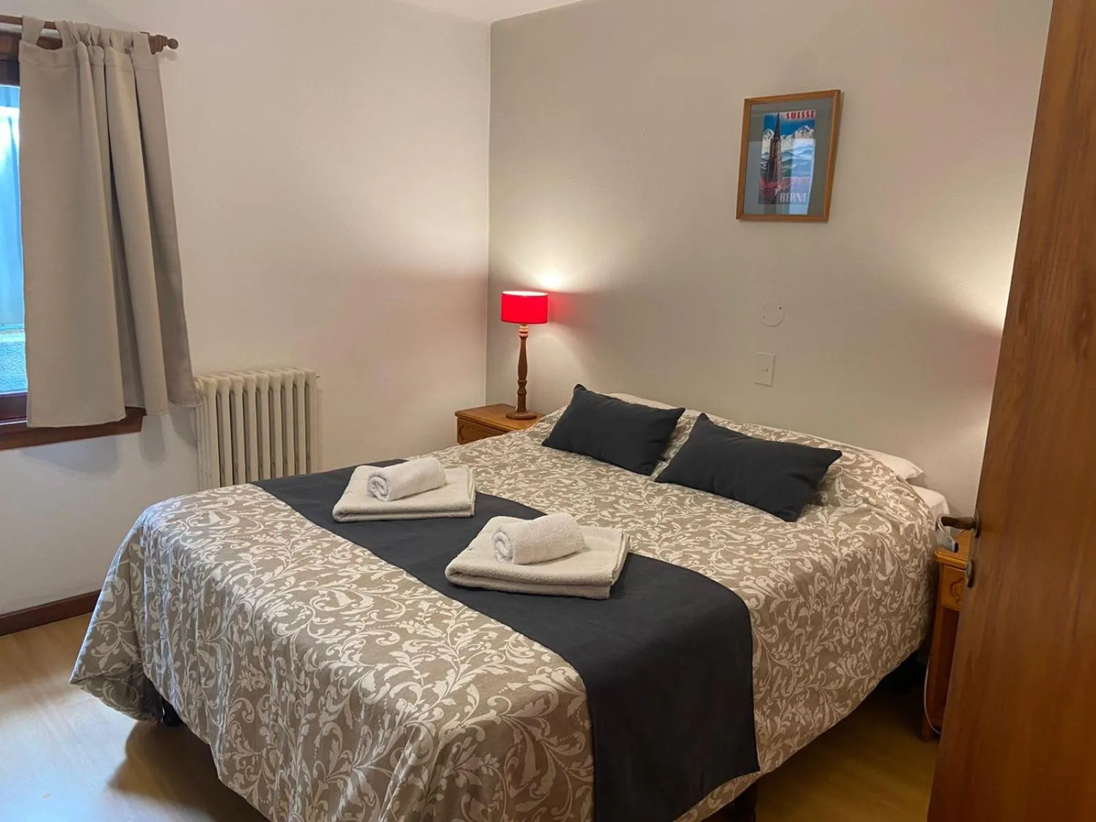Bed in Hostería Suiza - Ex Casita Suiza