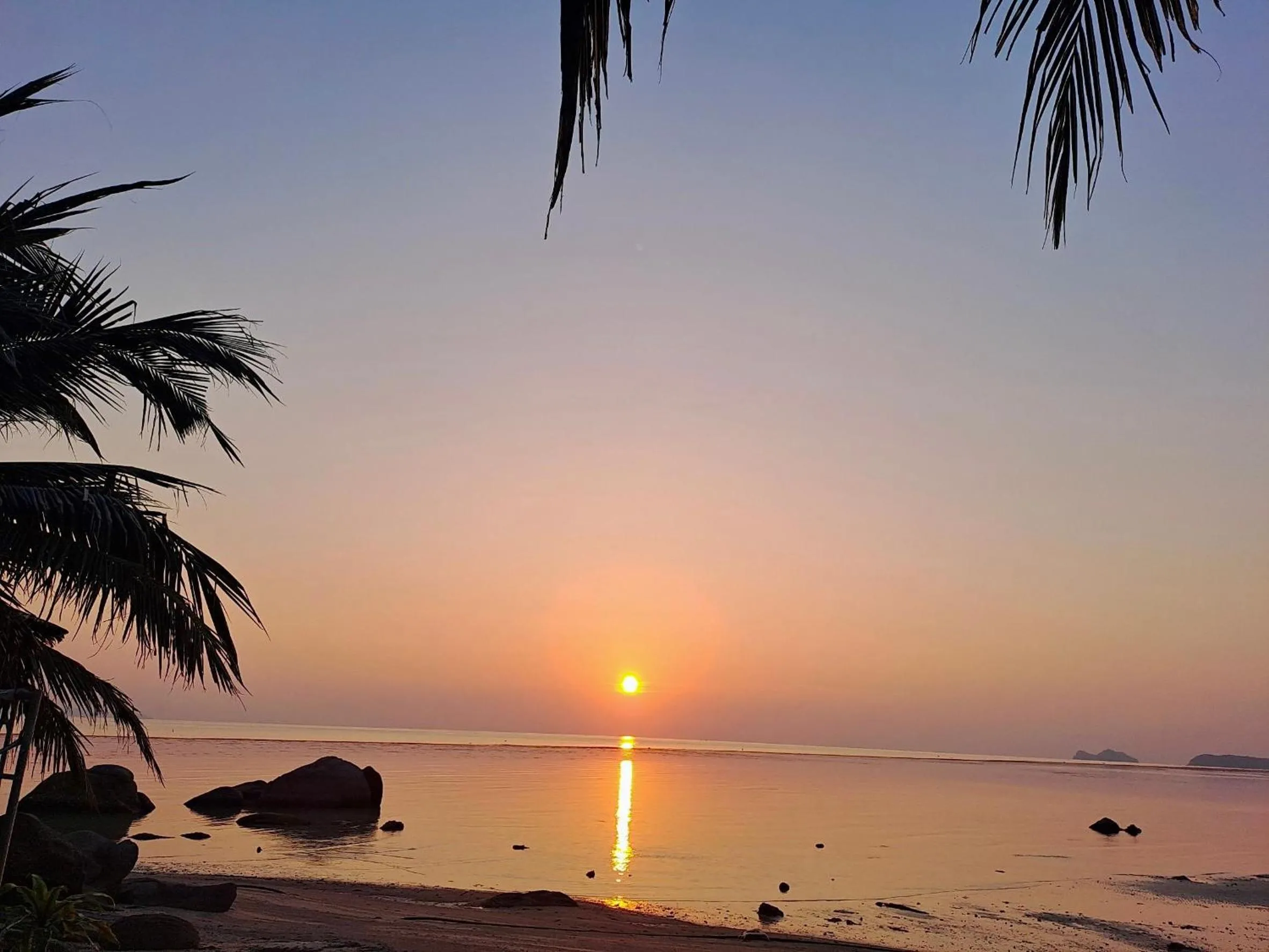 Sunset in Phangan Orchid Resort