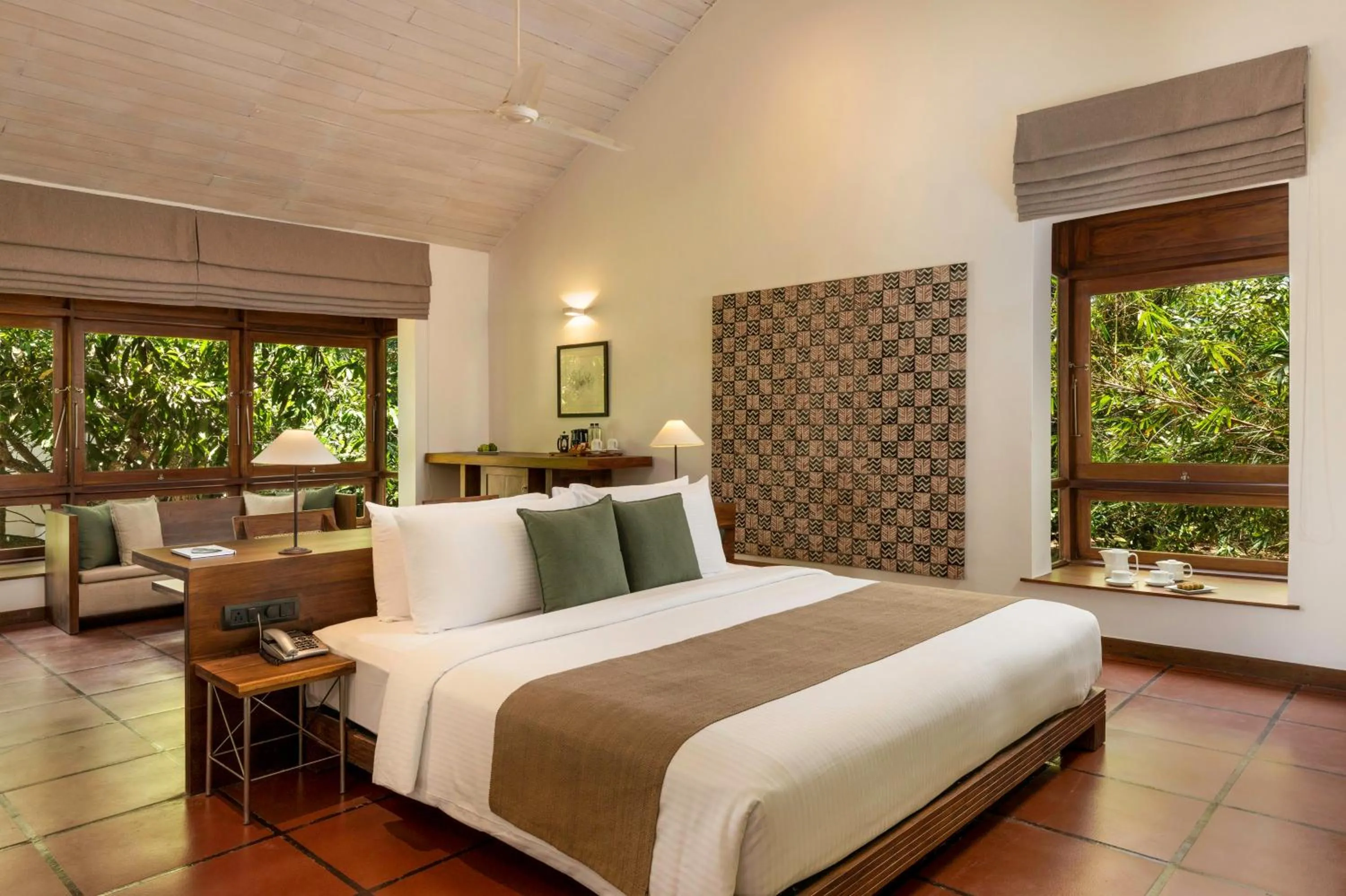 Bed in Jetwing Lagoon Wellness, A Luxury Reserve - Adults Only