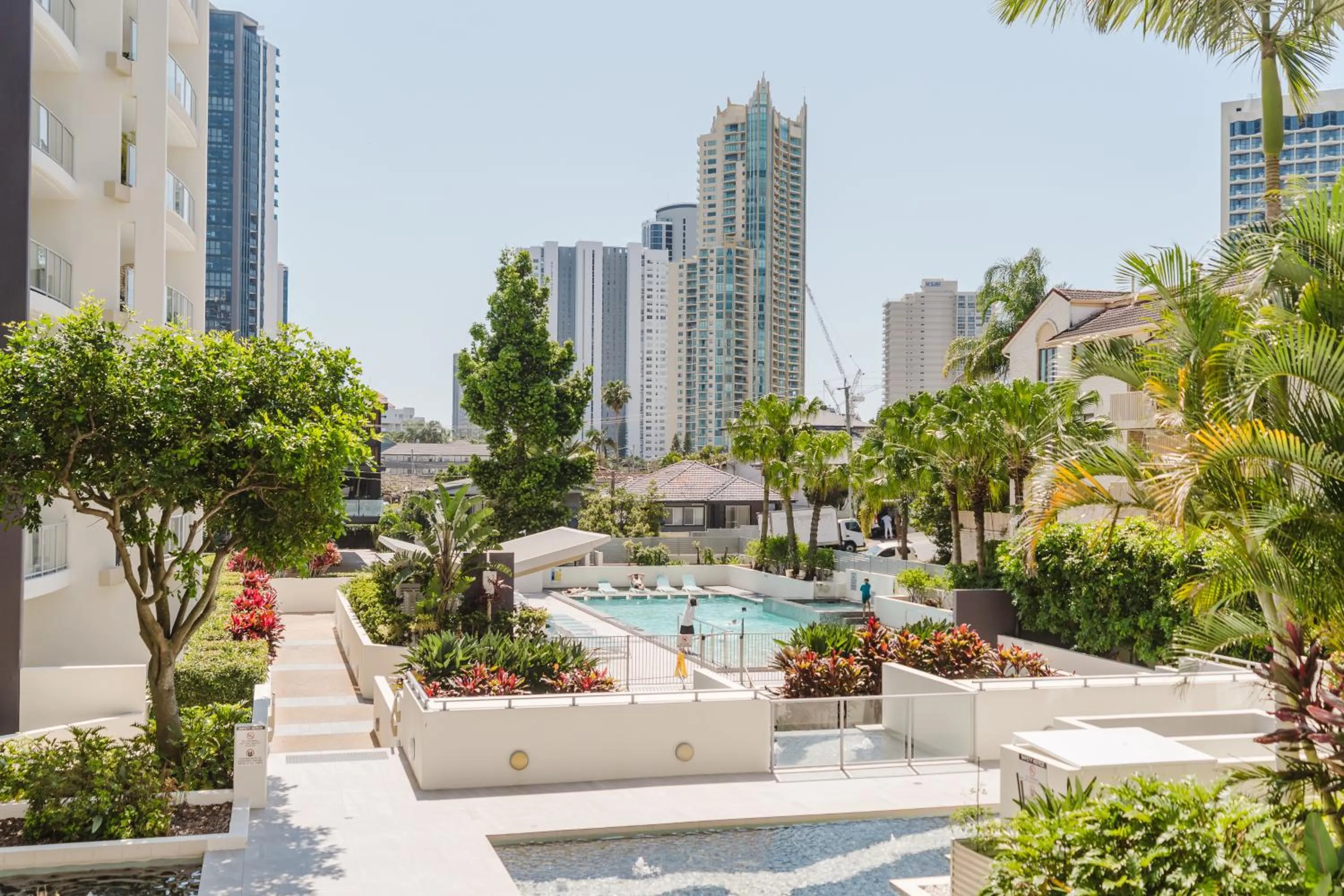Swimming pool in Trilogy Surfers Paradise
