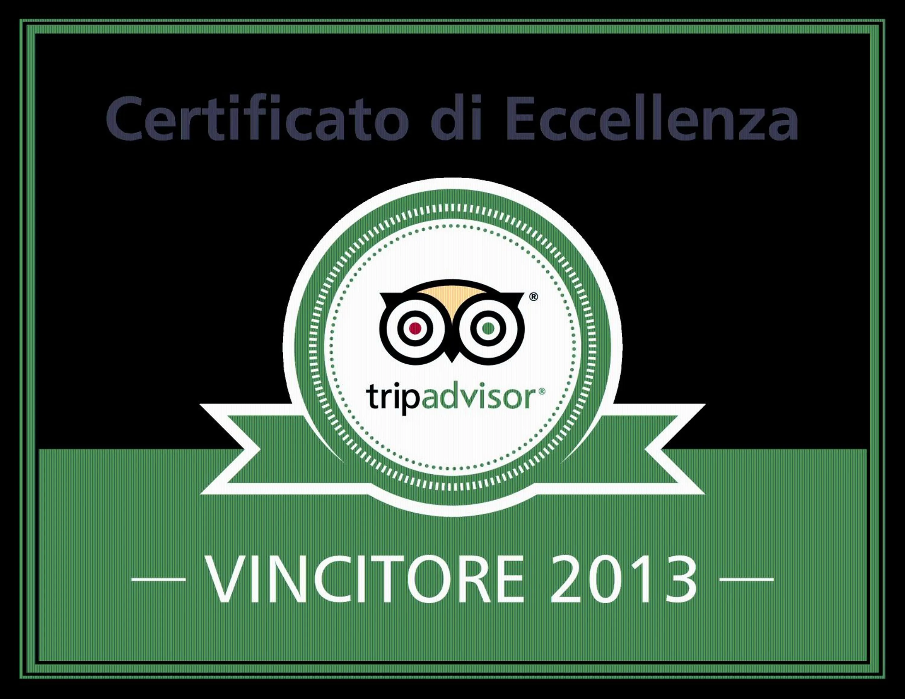 Certificate/Award in Country Home B&B Il Melo