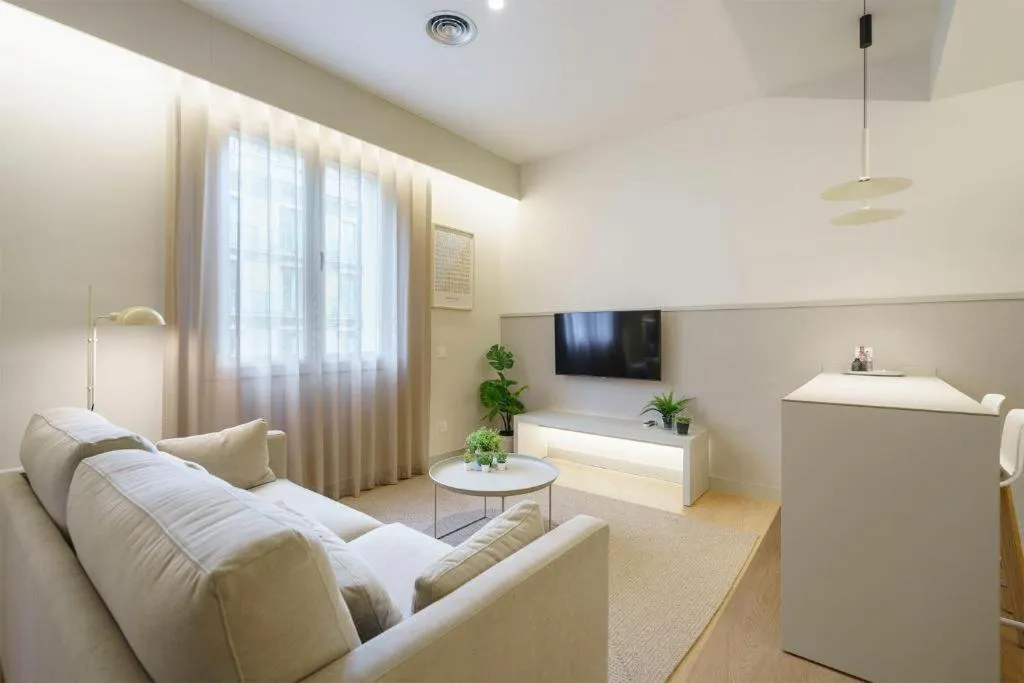 Living room in Fisa Rentals Ramblas Apartments