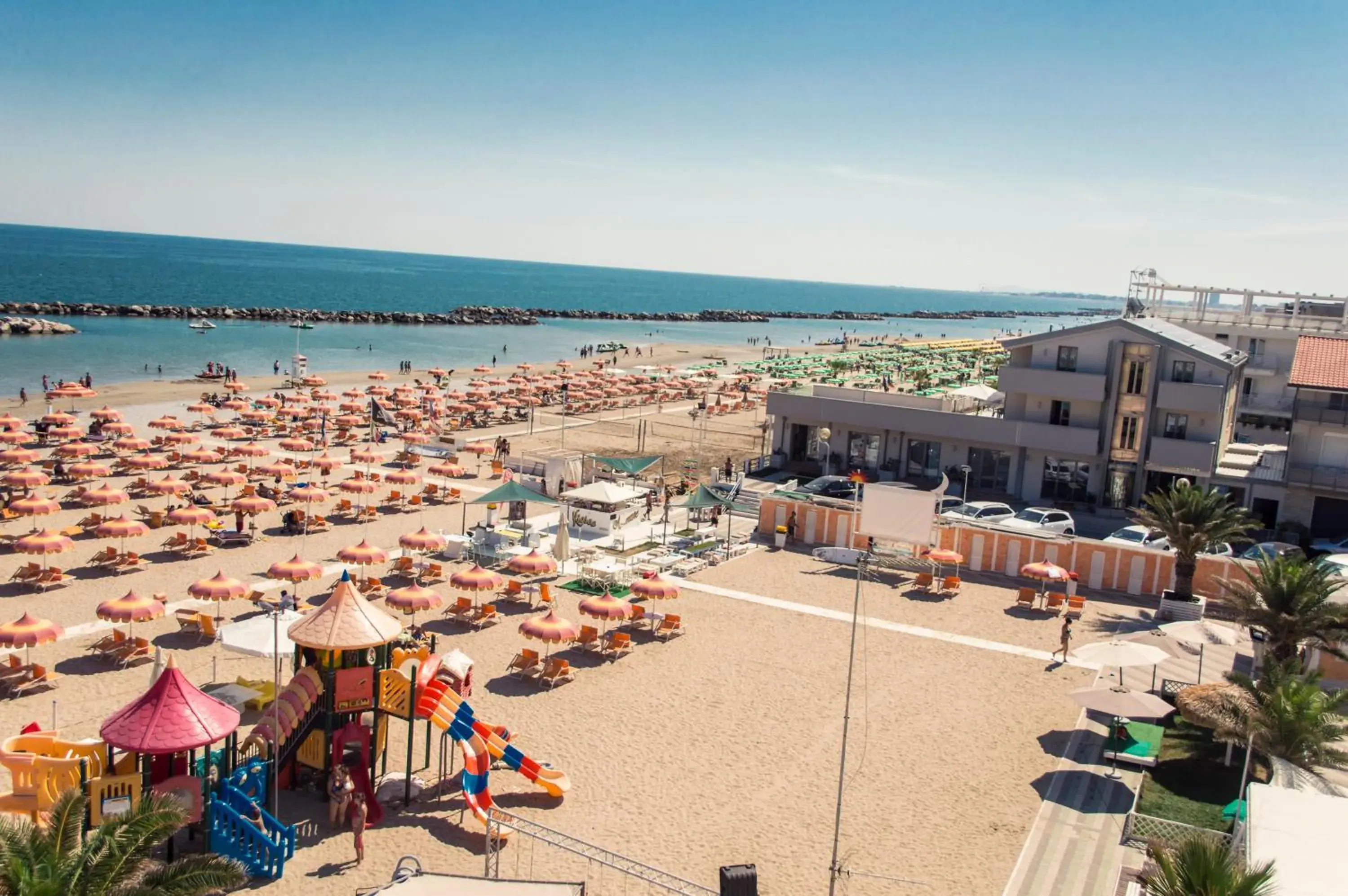 Bird's eye view, Beach in Hotel & Residence Cavalluccio Marino