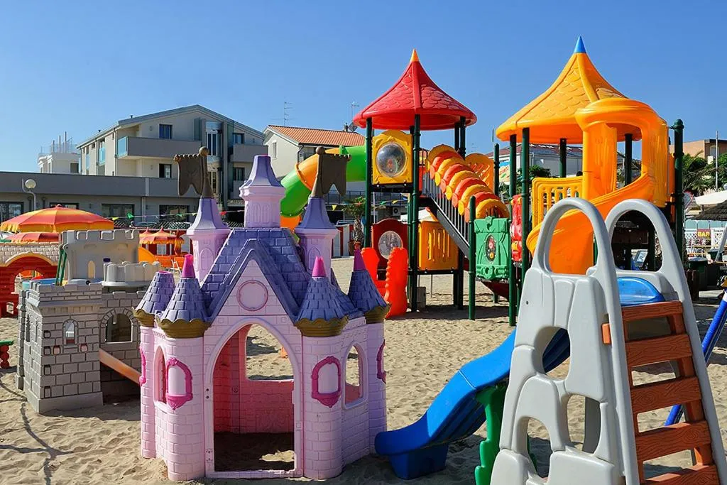 Children play ground in Hotel & Residence Cavalluccio Marino