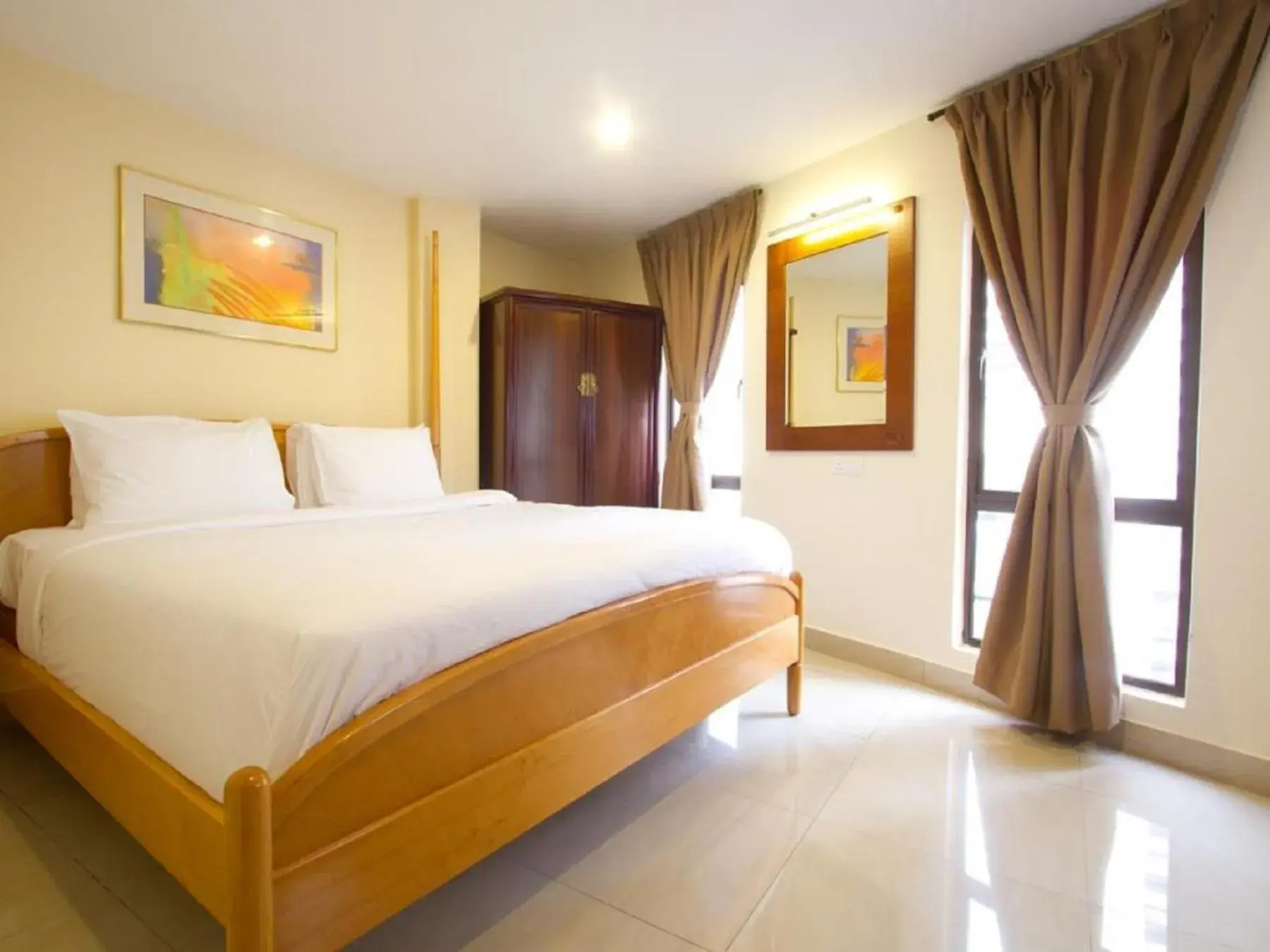 Bed in Lotus Hotel Masjid India Bed in Lotus Hotel Masjid India