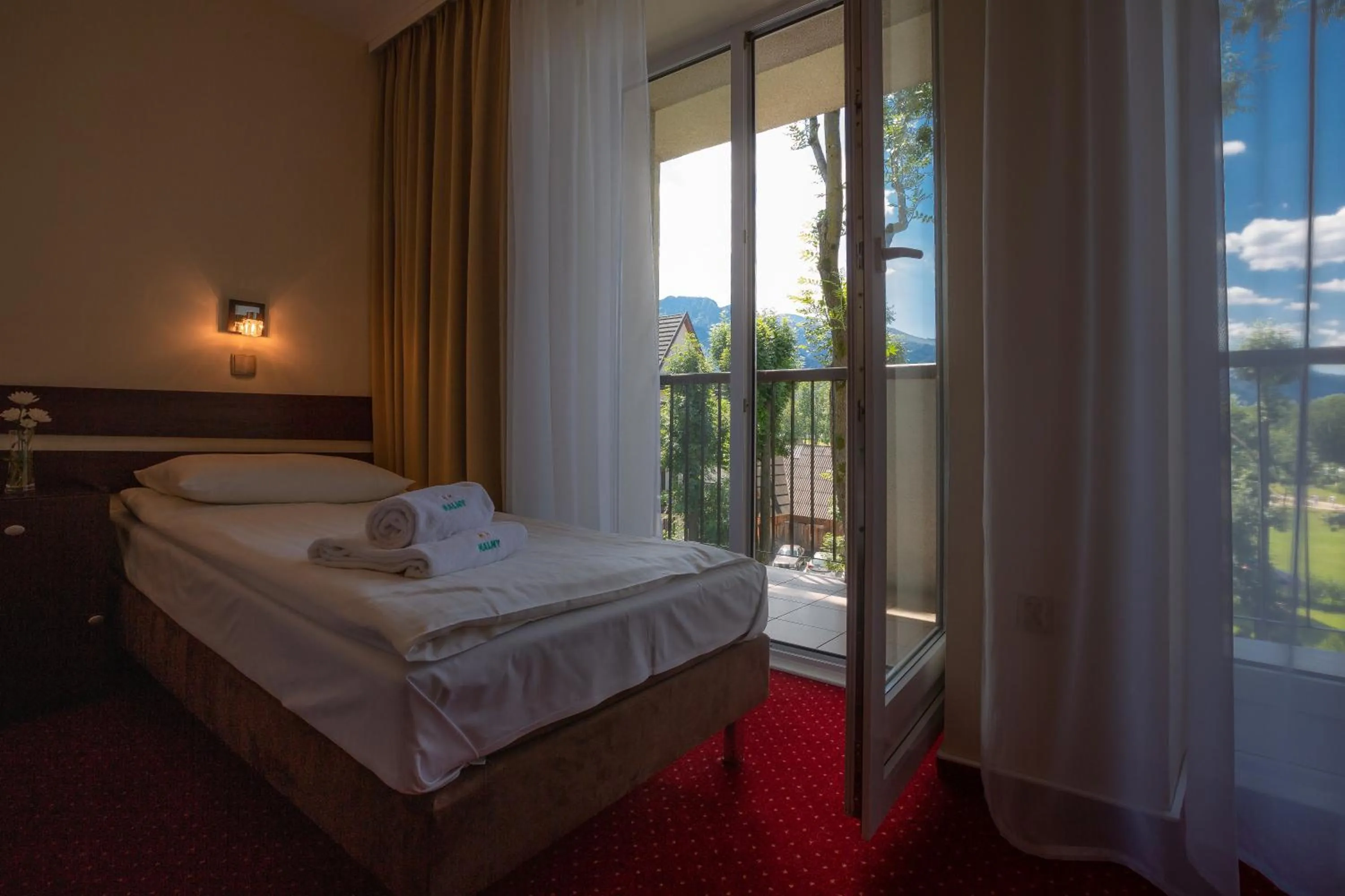 Bed in Halny Pensjonat