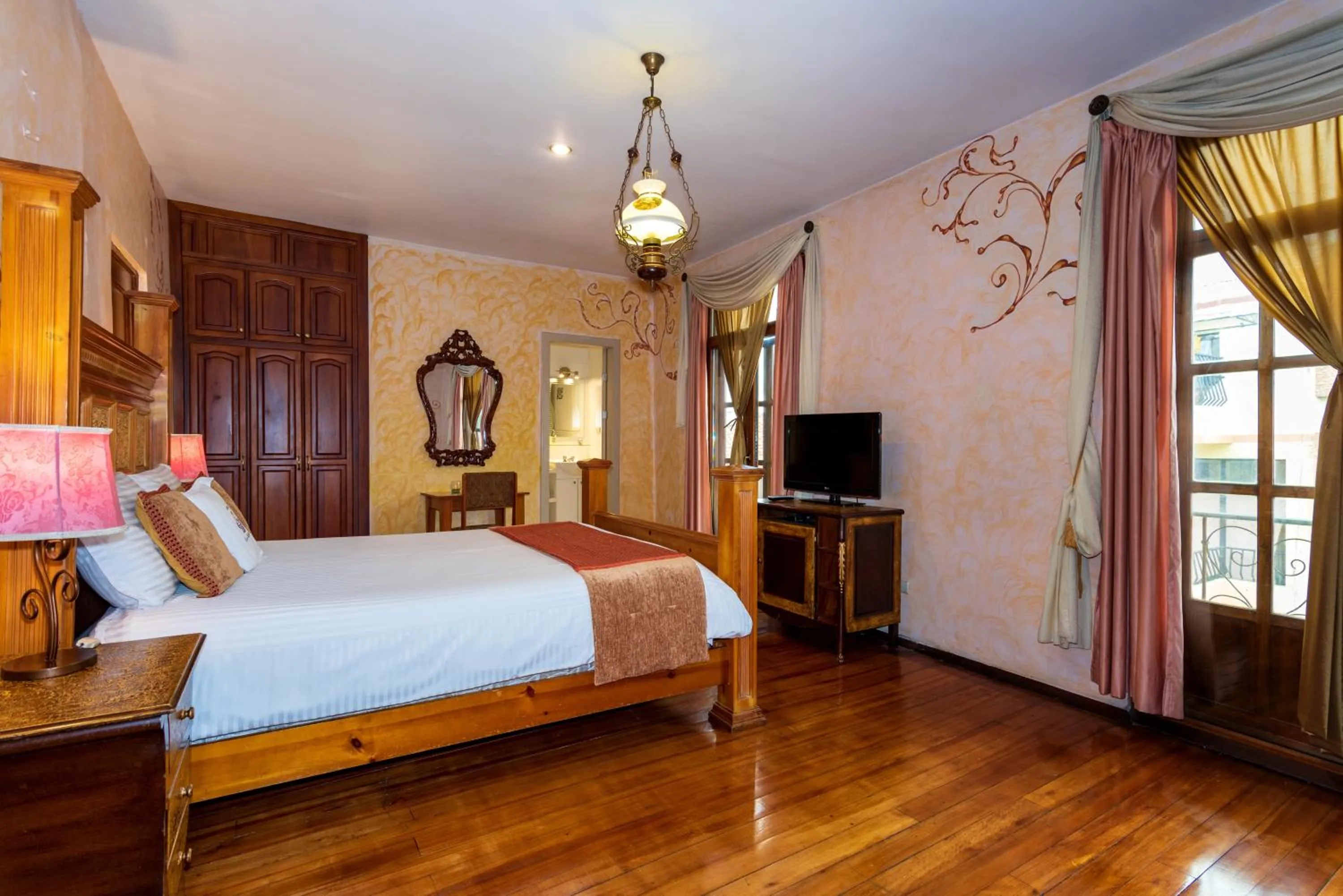 Bed in Hotel Boutique Los Balcones