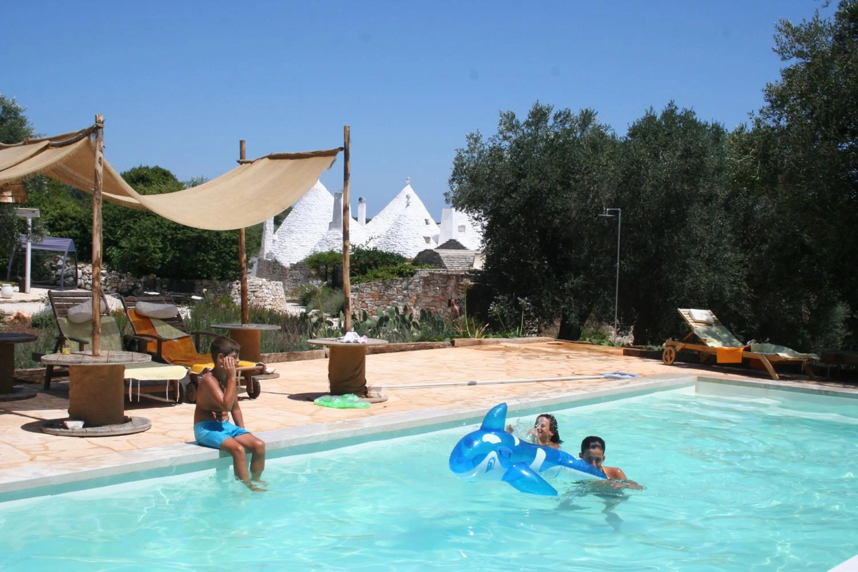 Swimming pool in I Trulli Di Acquarossa