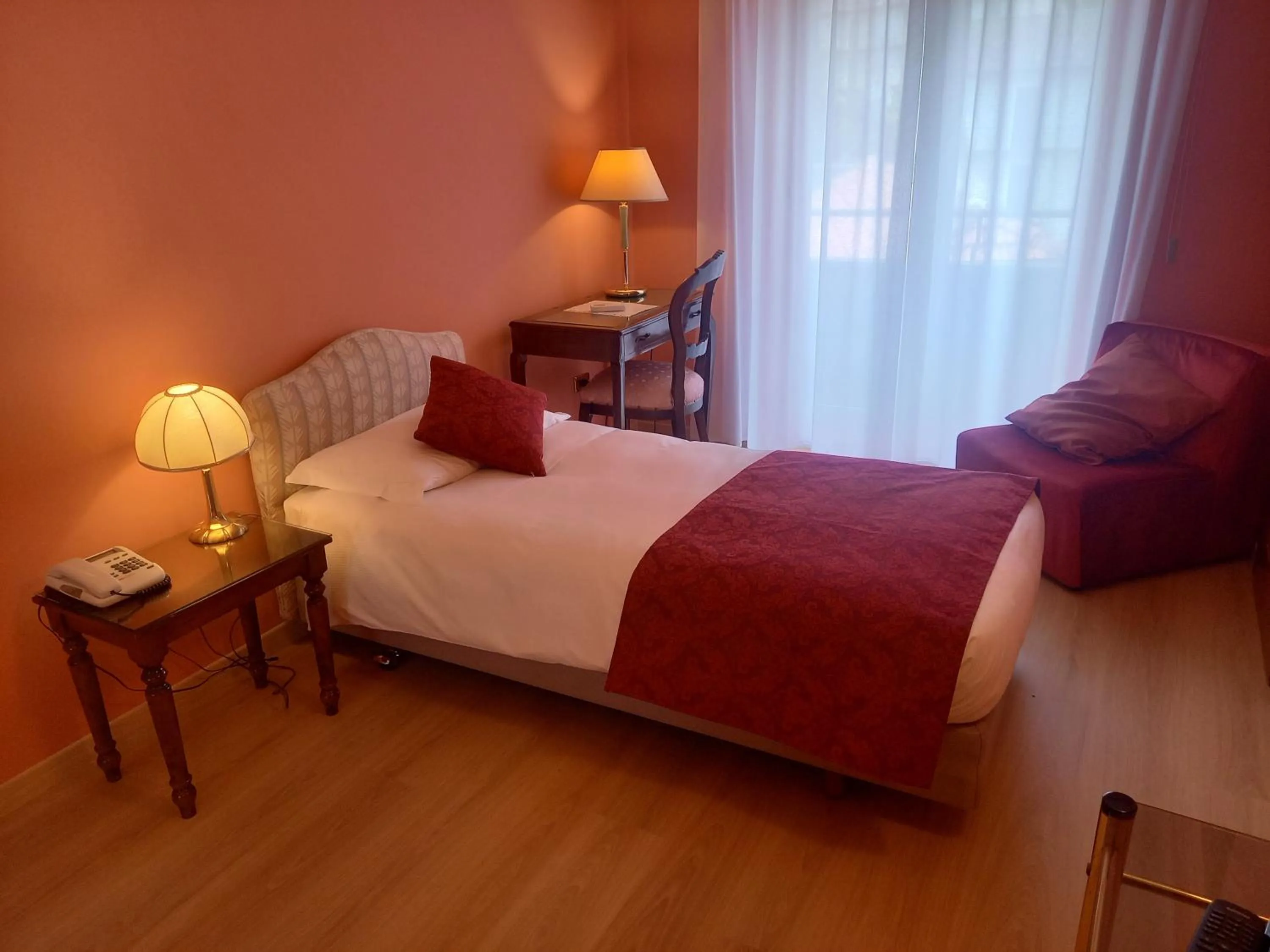 Bed in Hotel Moderno