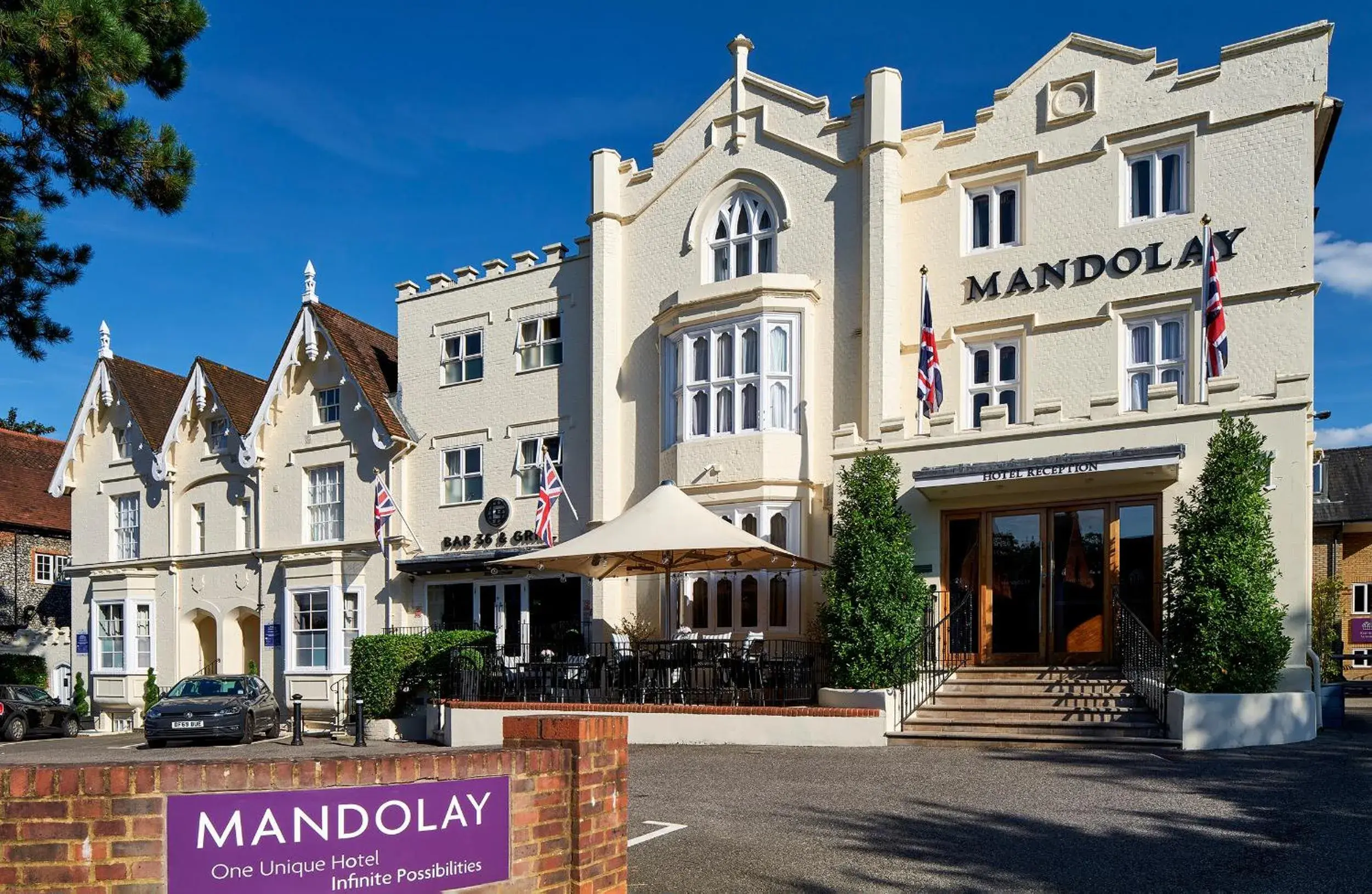 Property building in Mandolay Hotel Guildford Property building in Mandolay Hotel Guildford