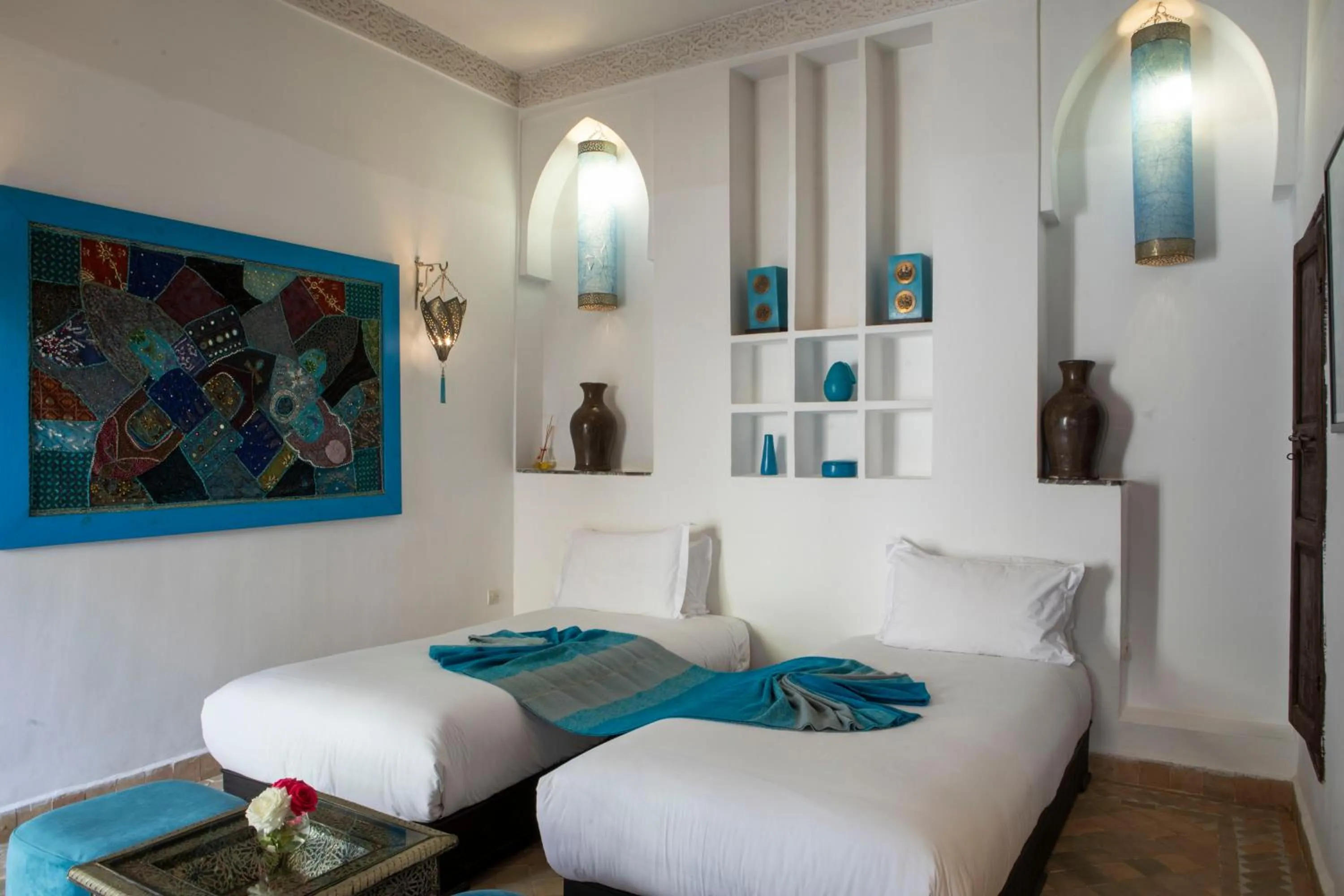 Bed in Riad Pachavana