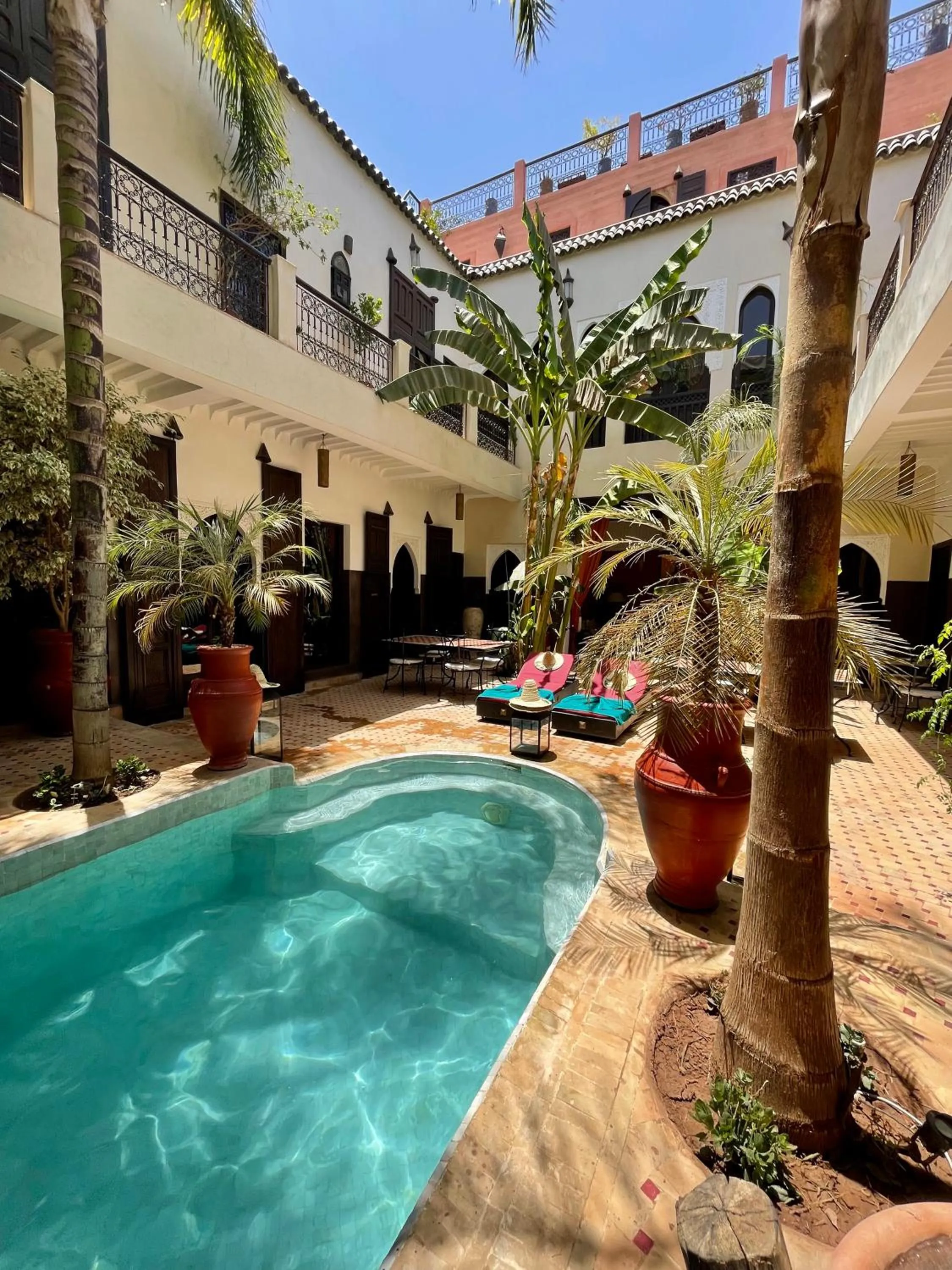 Swimming pool in Riad Pachavana