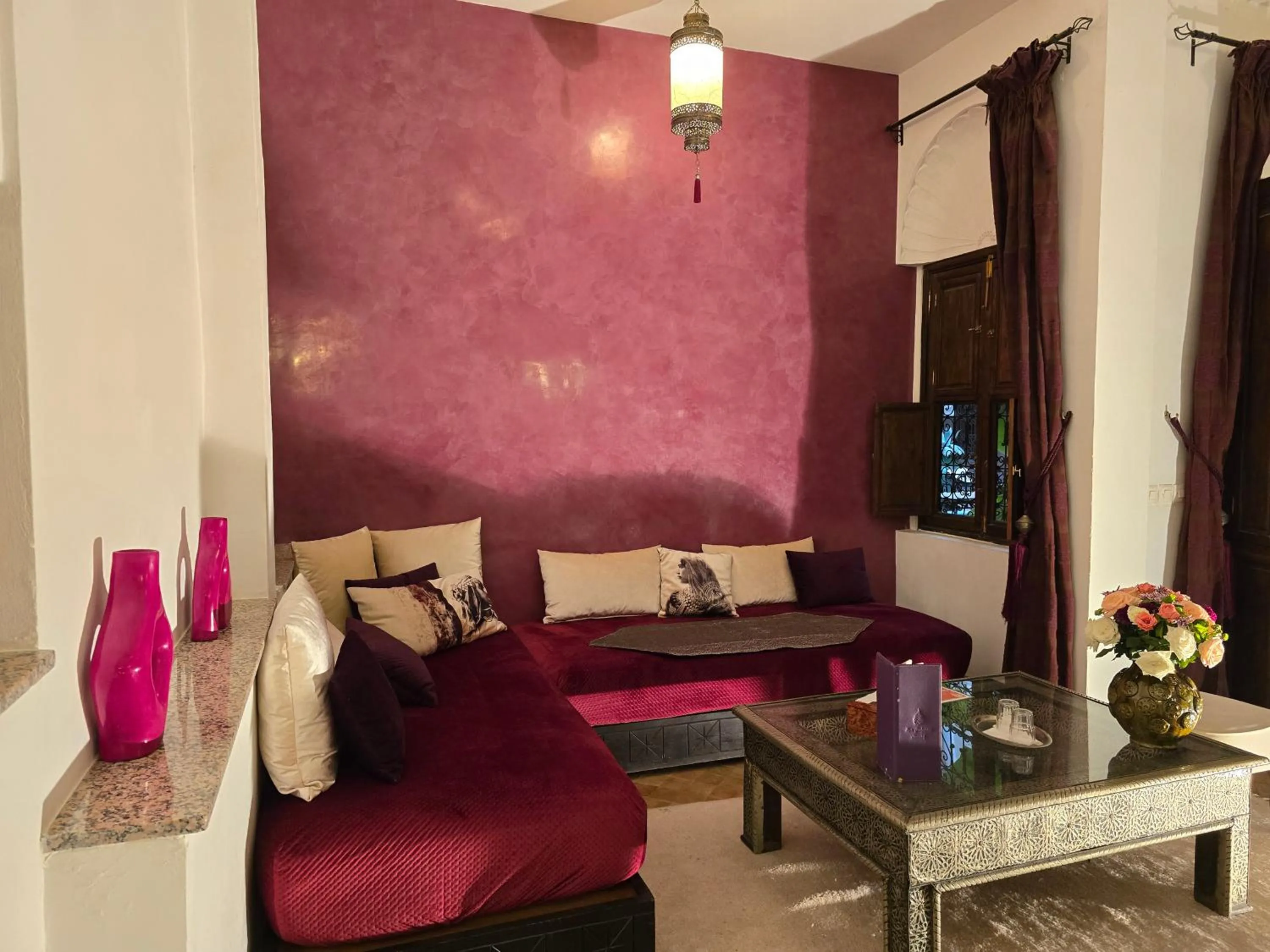 Living room in Riad Pachavana
