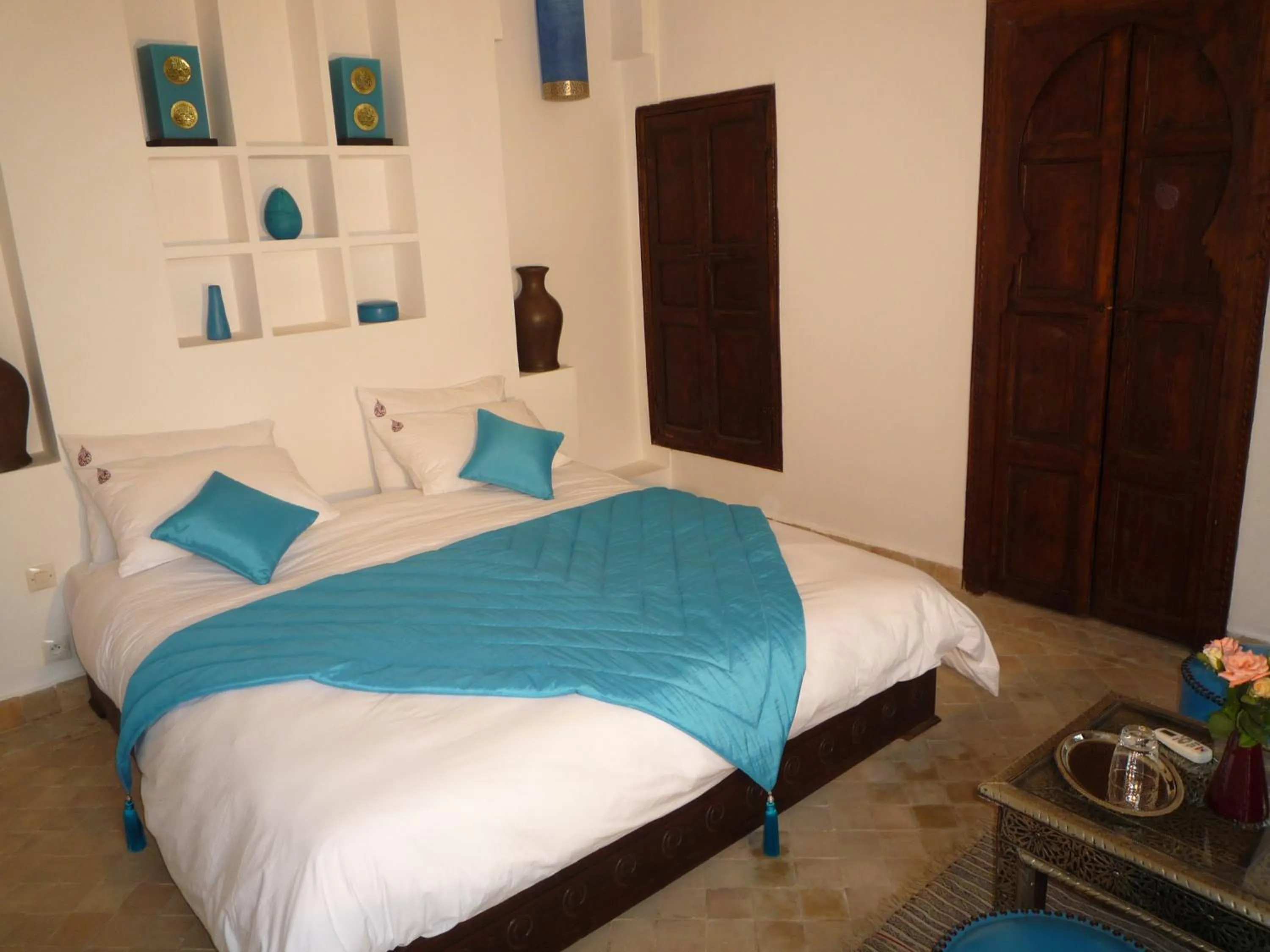 Bed in Riad Pachavana