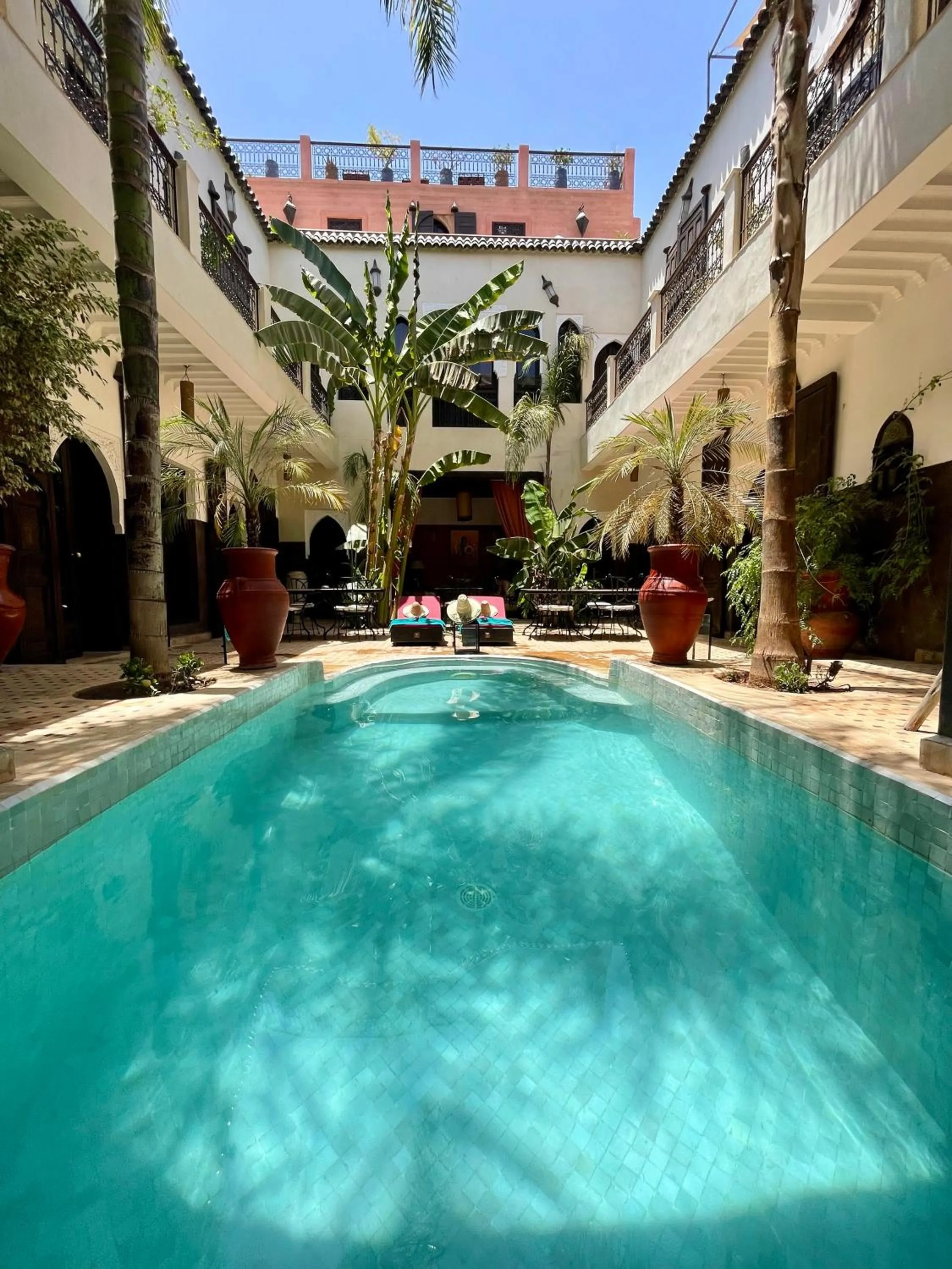 Swimming pool in Riad Pachavana