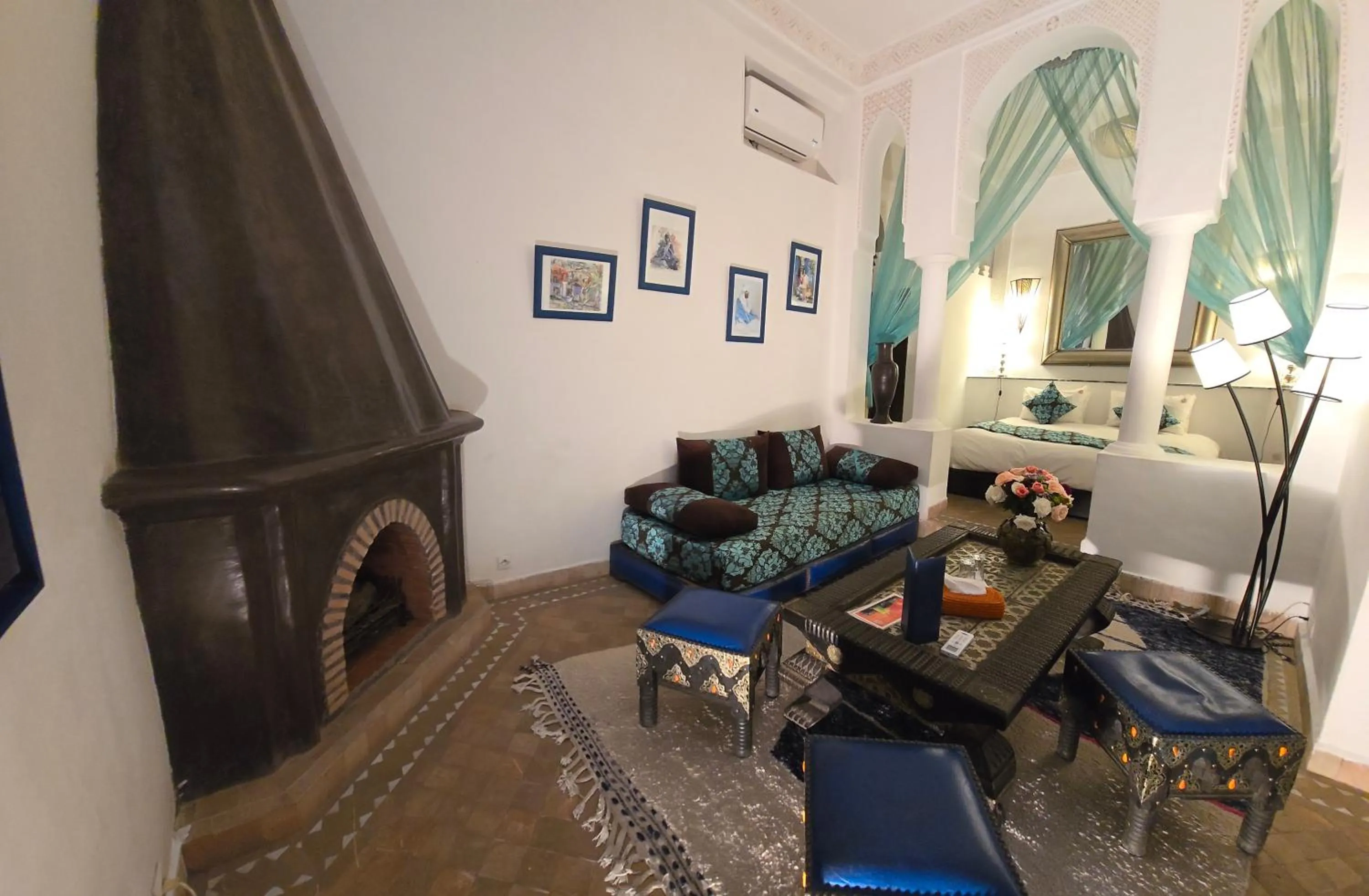 Living room in Riad Pachavana