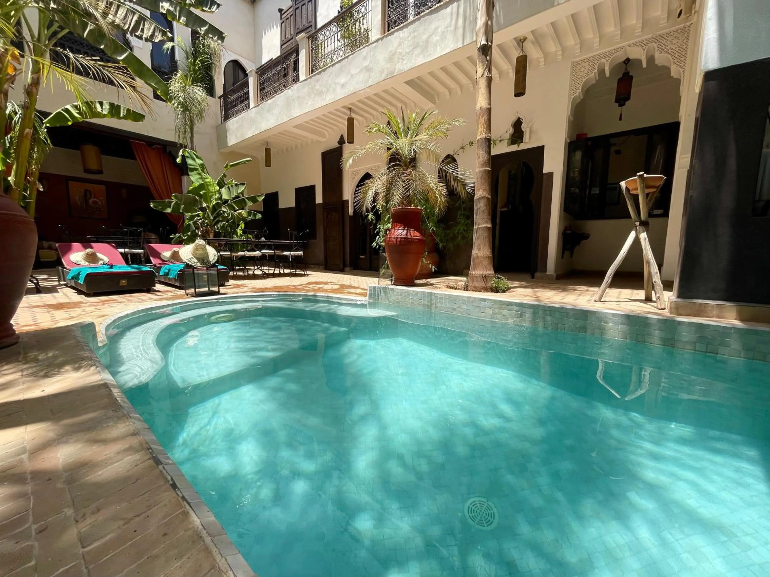 Swimming pool in Riad Pachavana