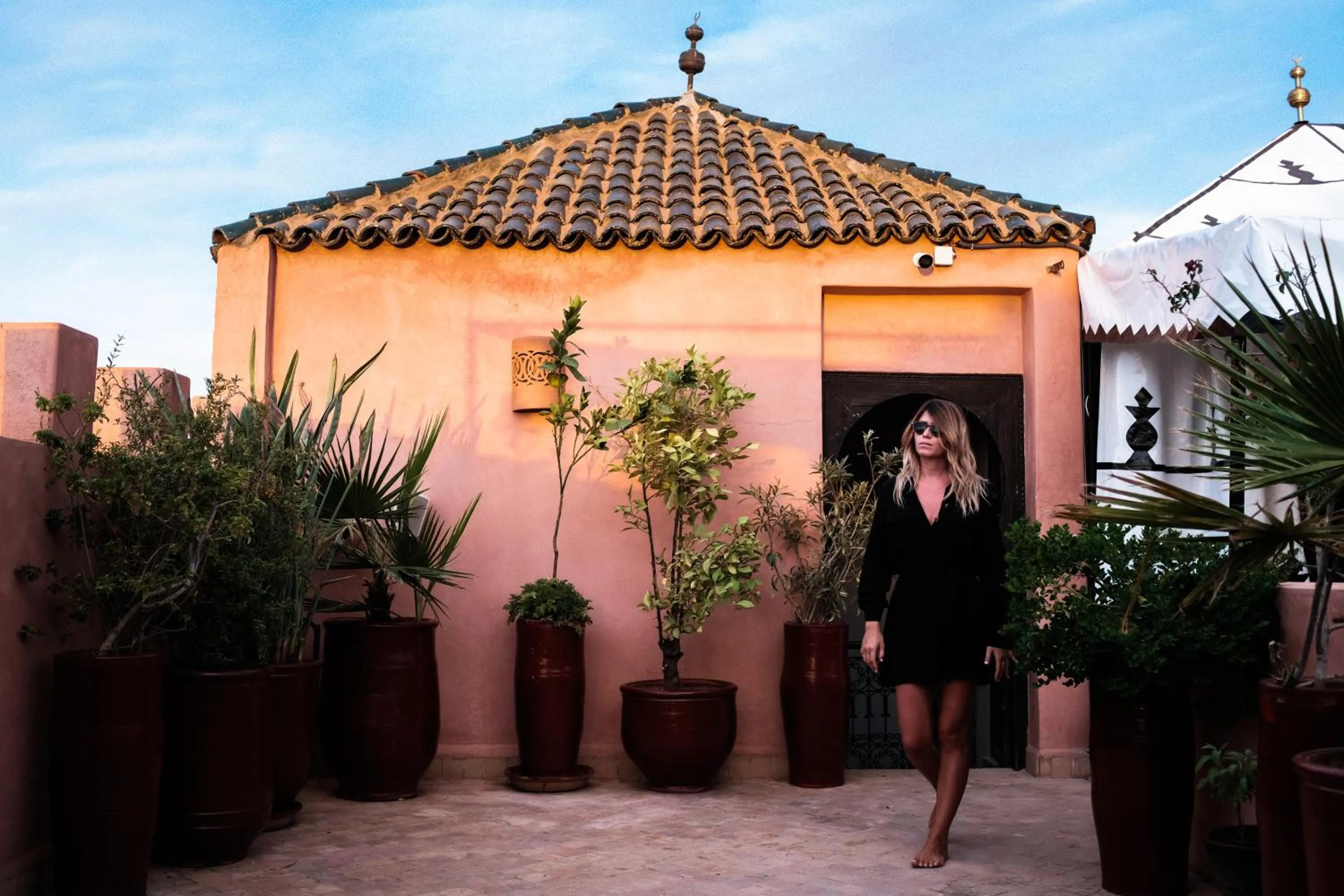 Balcony/Terrace in Riad Pachavana