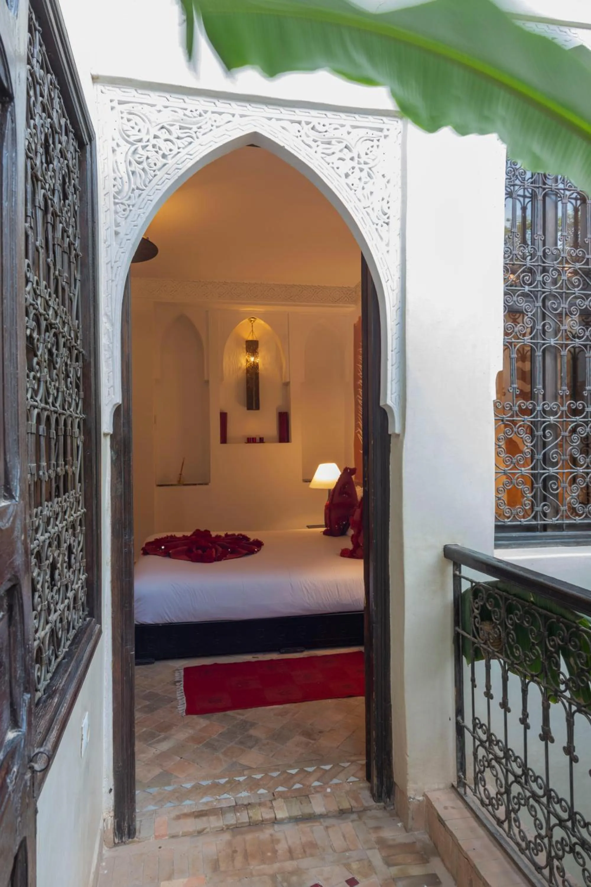 Bed in Riad Pachavana