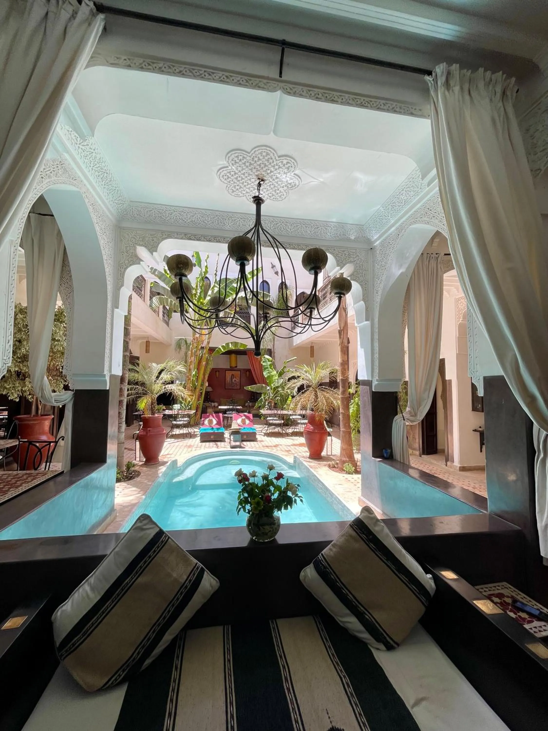 Swimming pool in Riad Pachavana