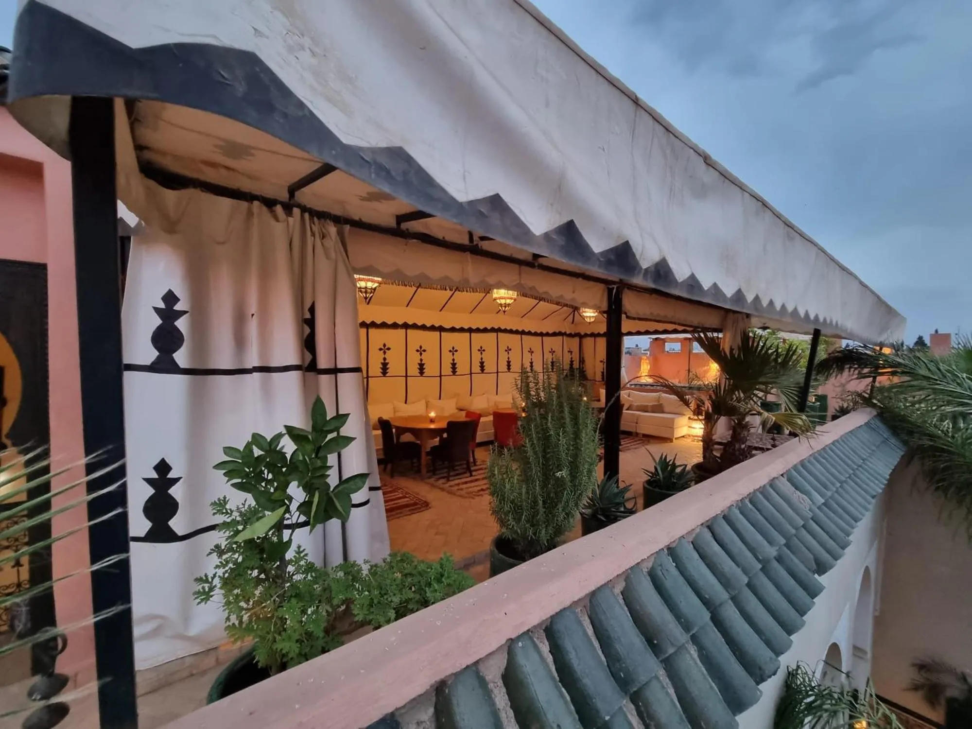 Balcony/Terrace in Riad Pachavana