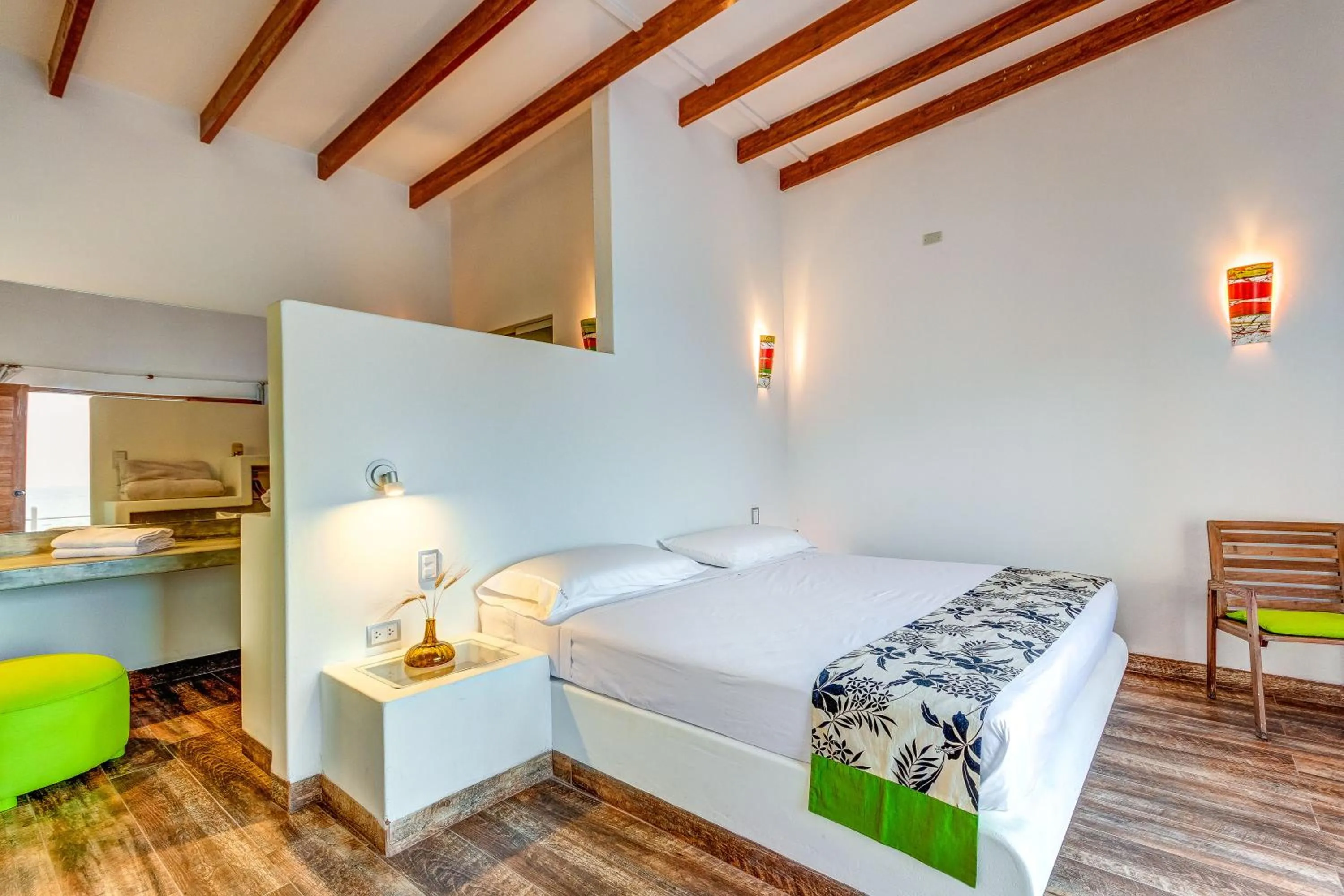 Property building, Bed in Sunset Mancora