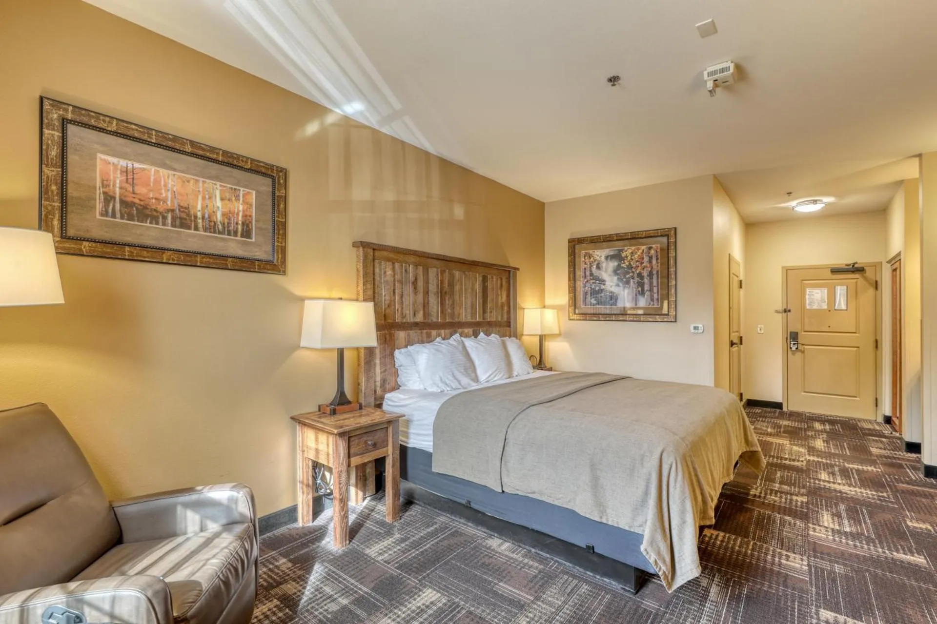 Bed in The Lodge at Deadwood