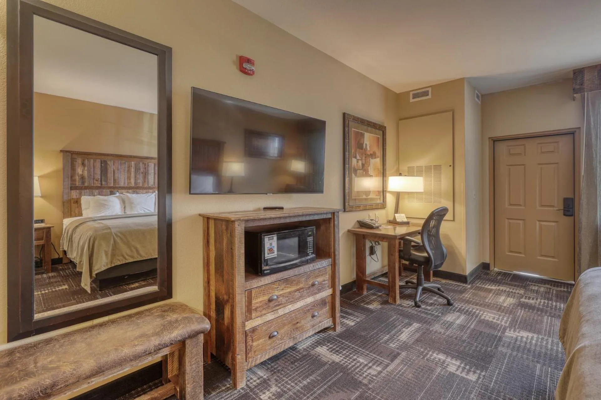 Bed in The Lodge at Deadwood