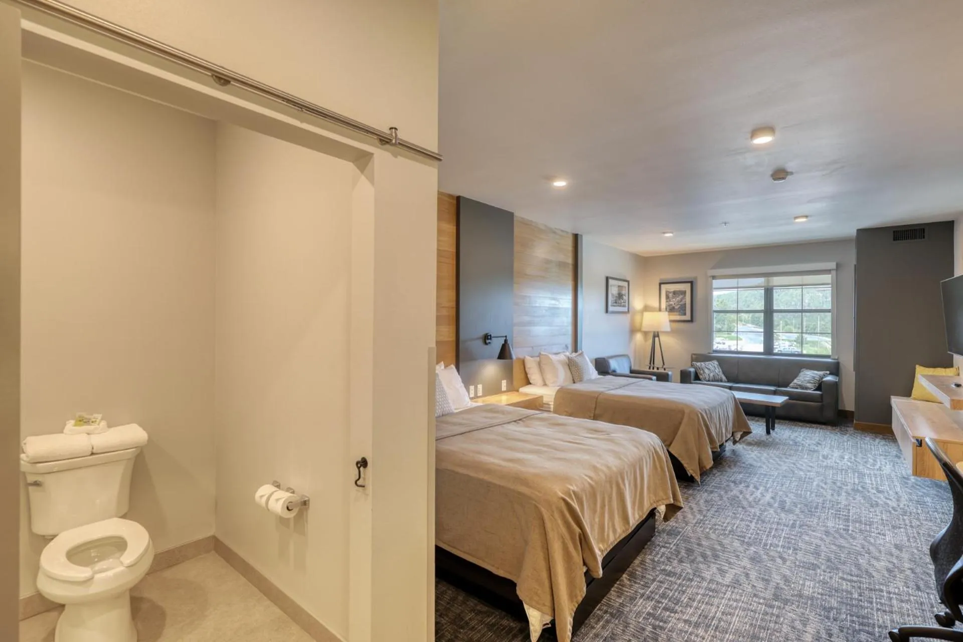 Bed in The Lodge at Deadwood