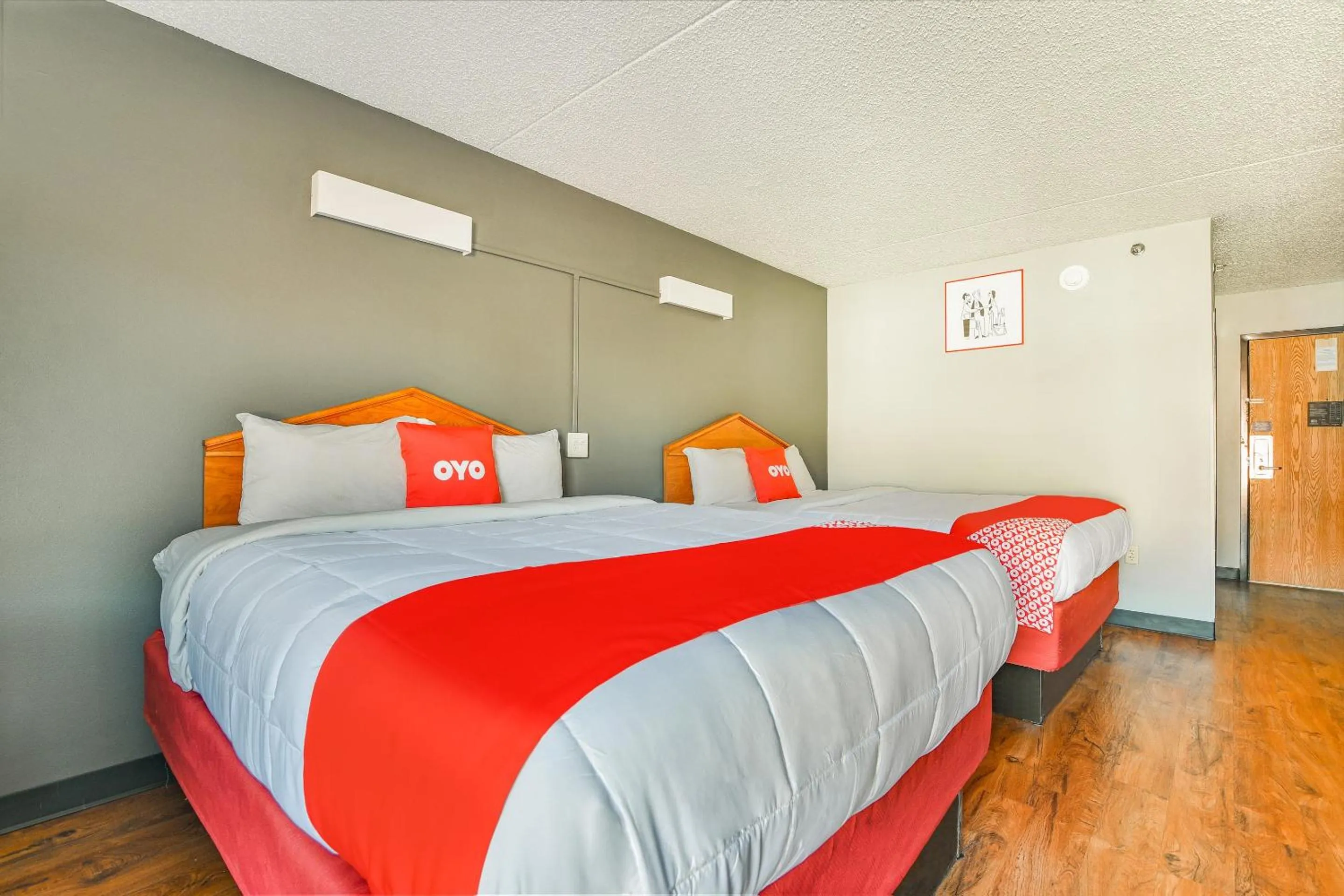 Bedroom, Bed in OYO Townhouse Inn Jacksonville near Little Rock Air Force Base