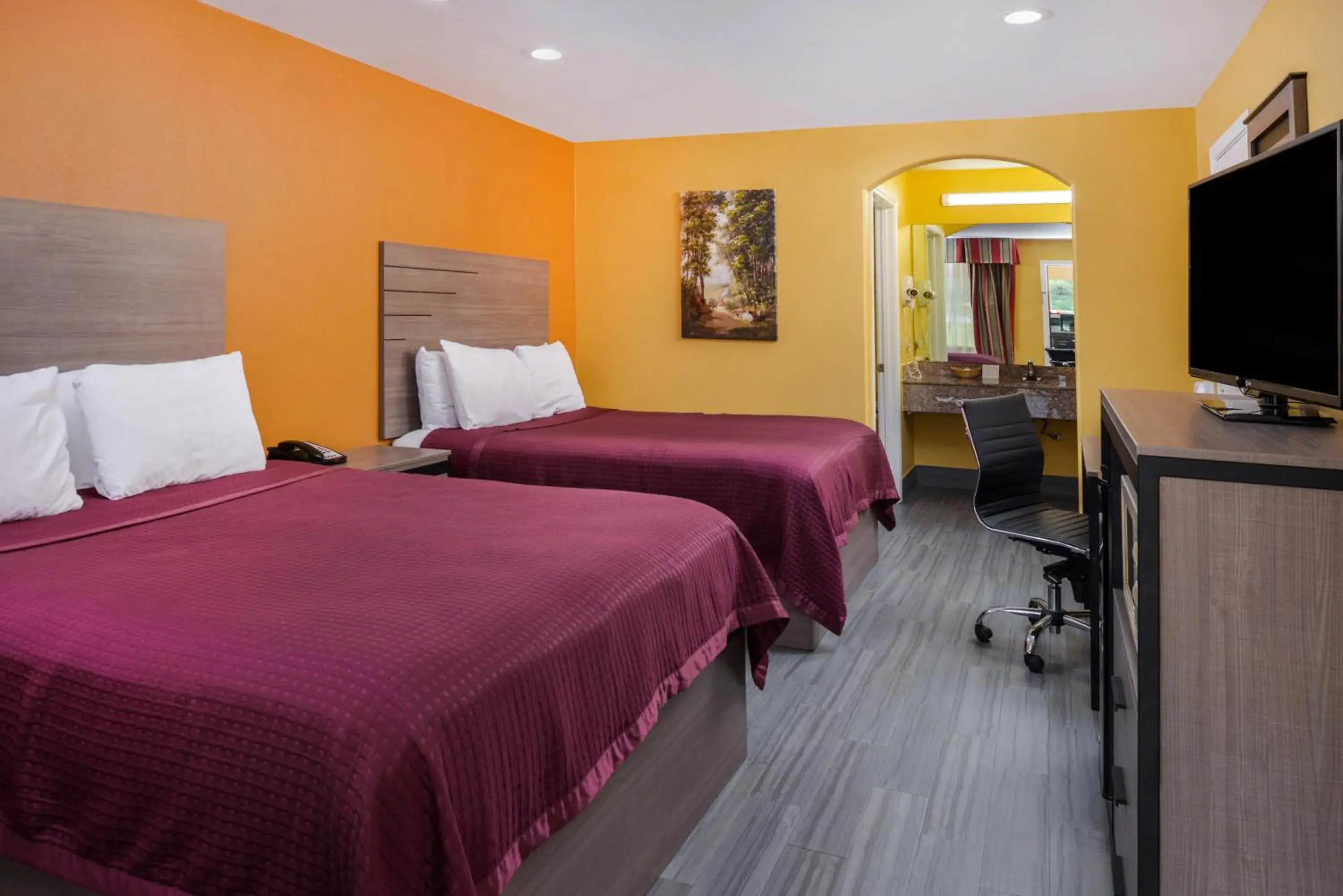 Bed in Americas Best Value Inn West Columbia Bed in Americas Best Value Inn West Columbia