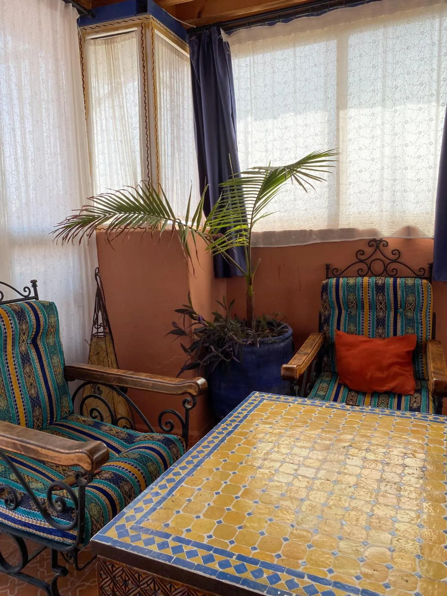 Living room in Riad Jbara