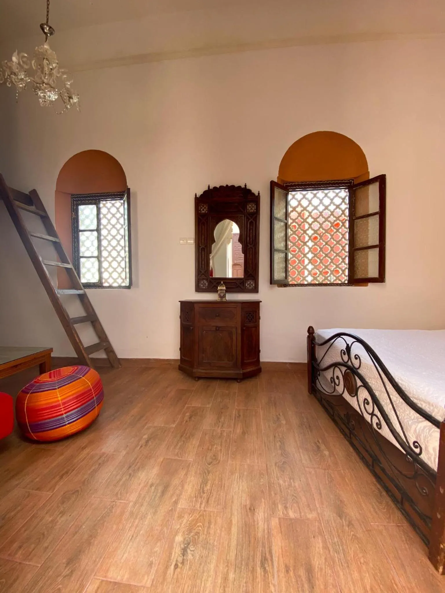 Bed in Riad Jbara