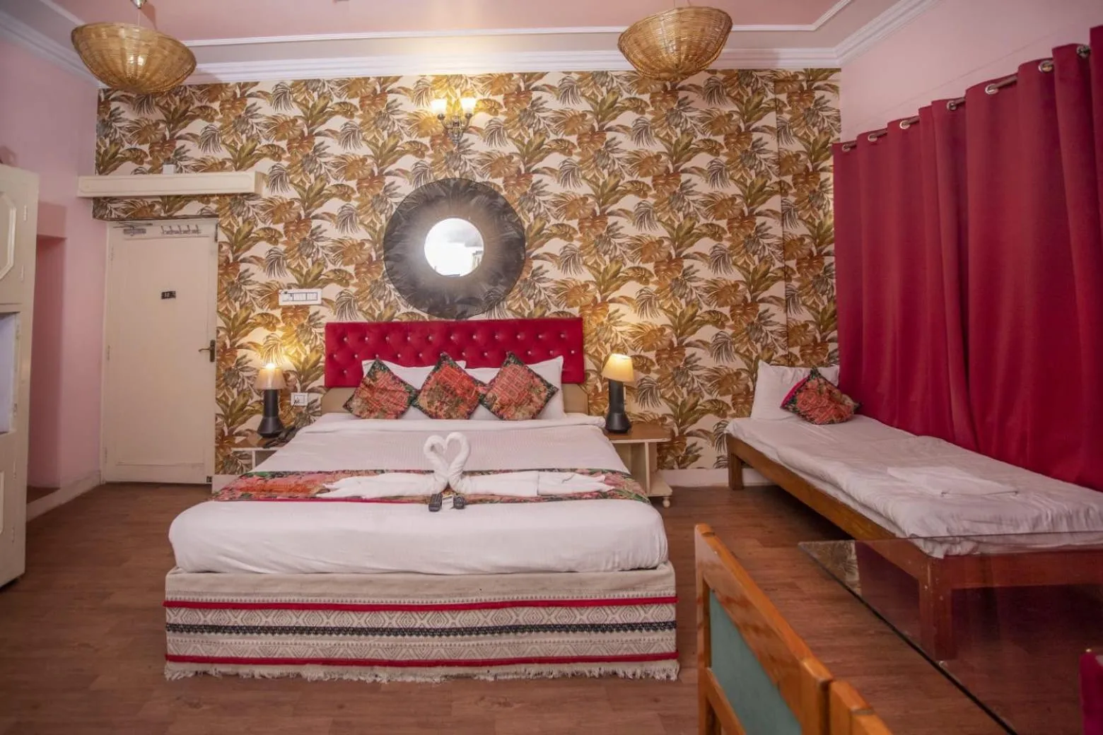 Bed in Hotel Pink Palace