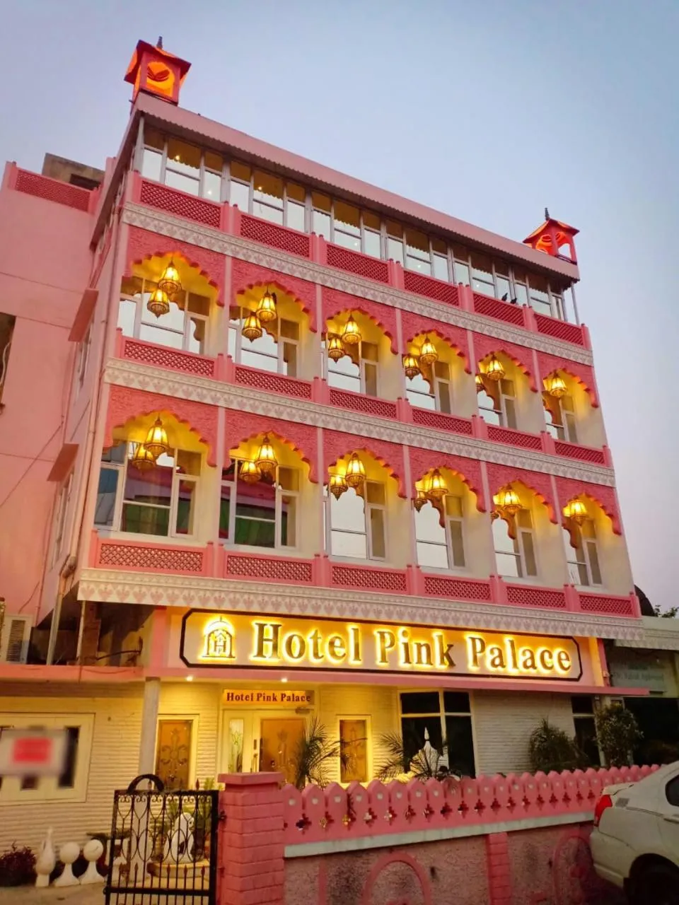 Property building in Hotel Pink Palace