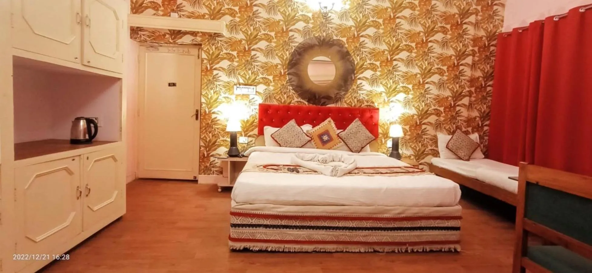 Bed in Hotel Pink Palace