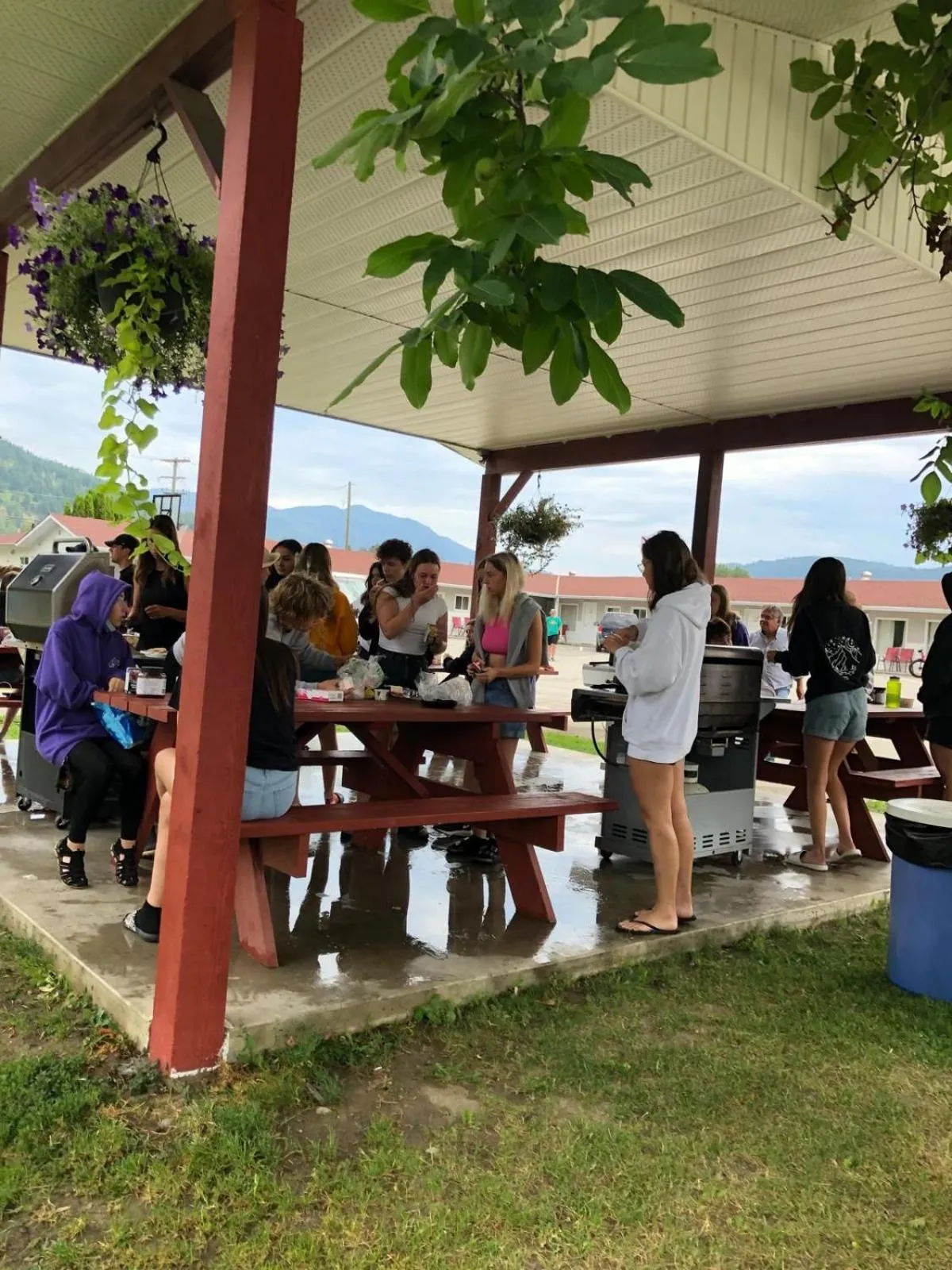 Patio in Paradise Motel