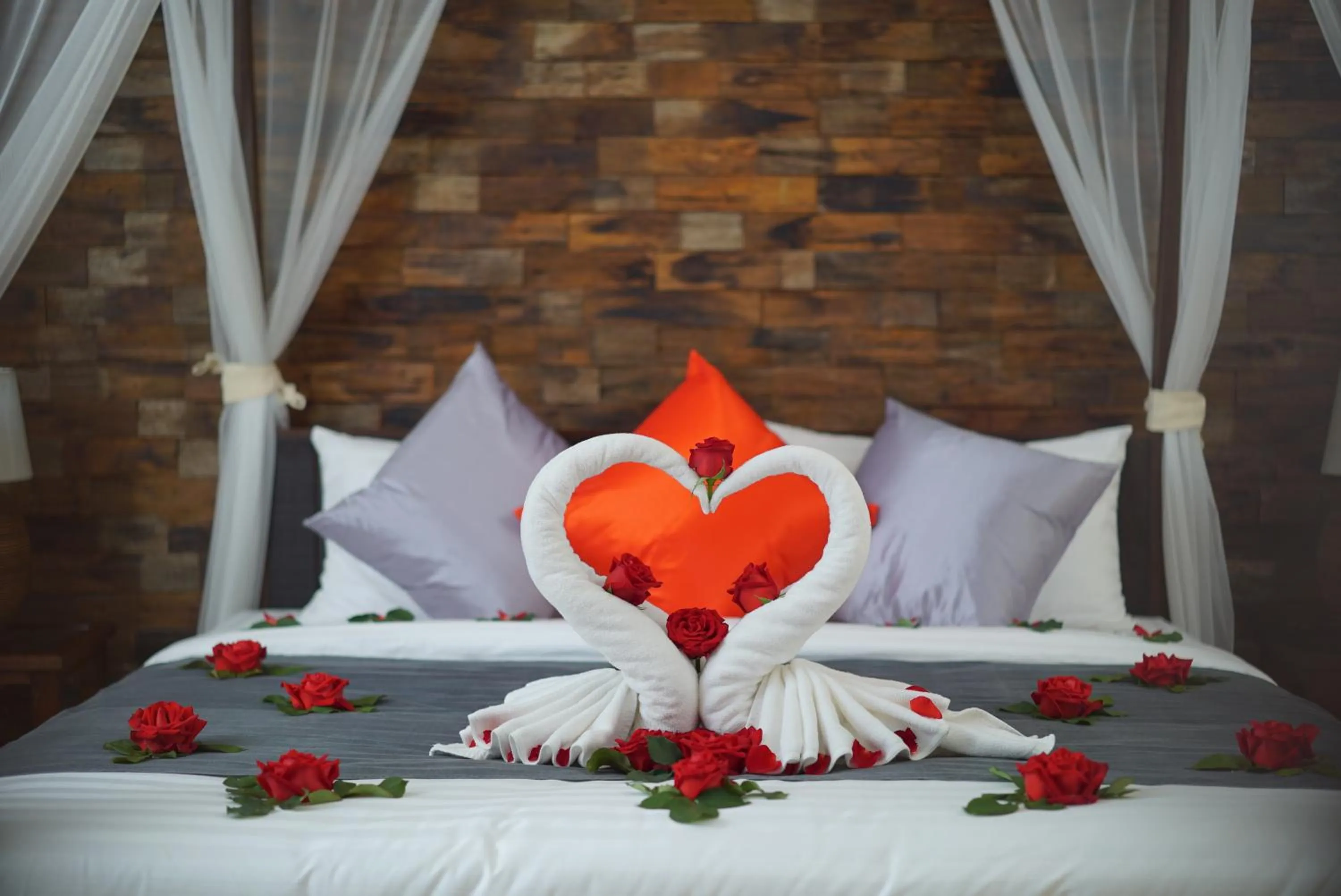 Bed in Sunny V Hotel