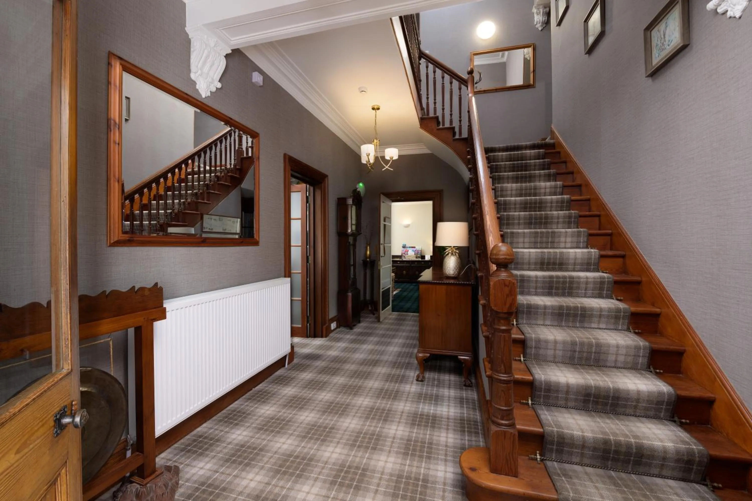 Facade/entrance in No 45, Ballater