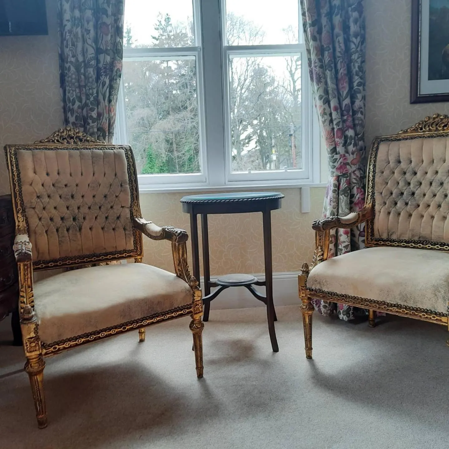 Seating area in No 45, Ballater