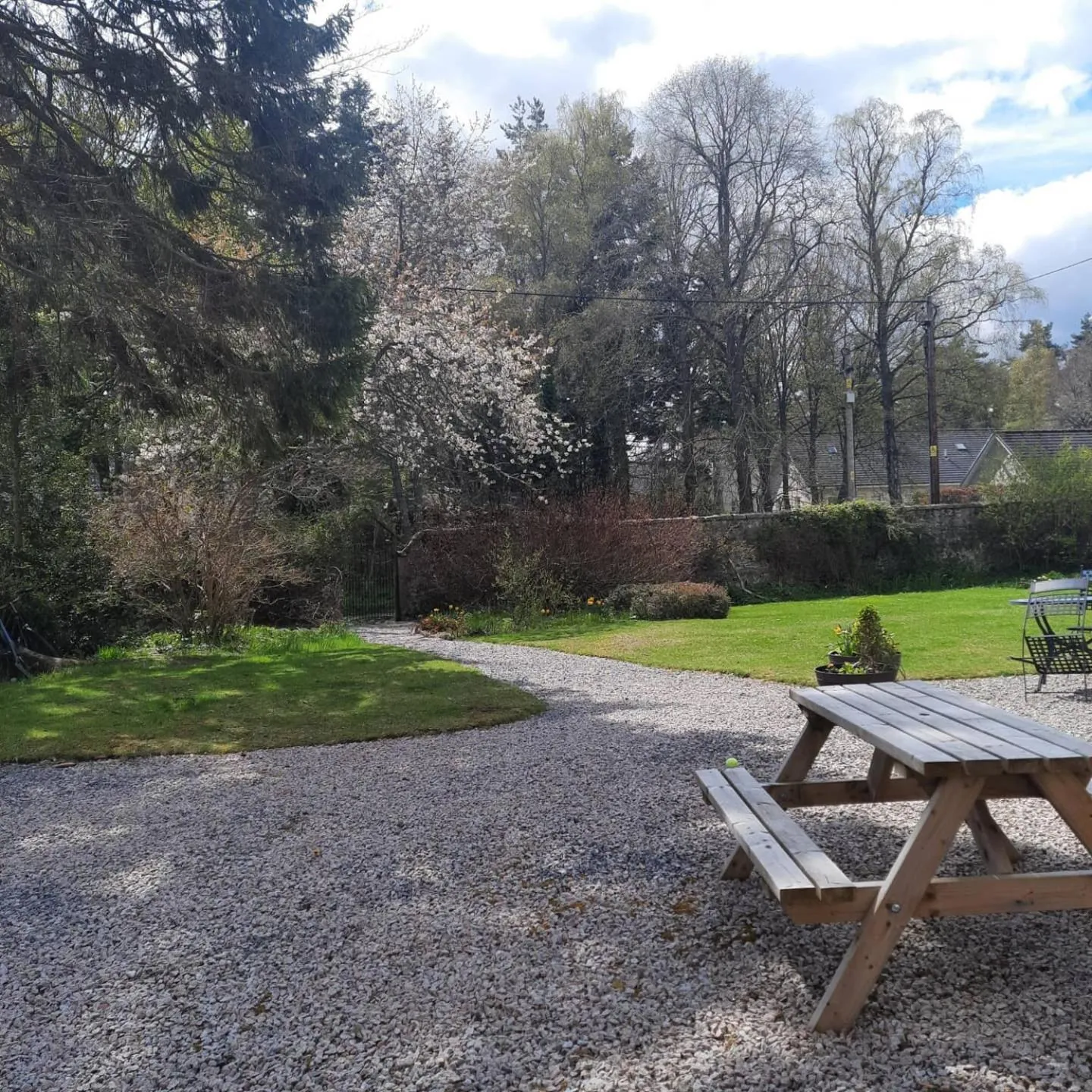 Garden in No 45, Ballater