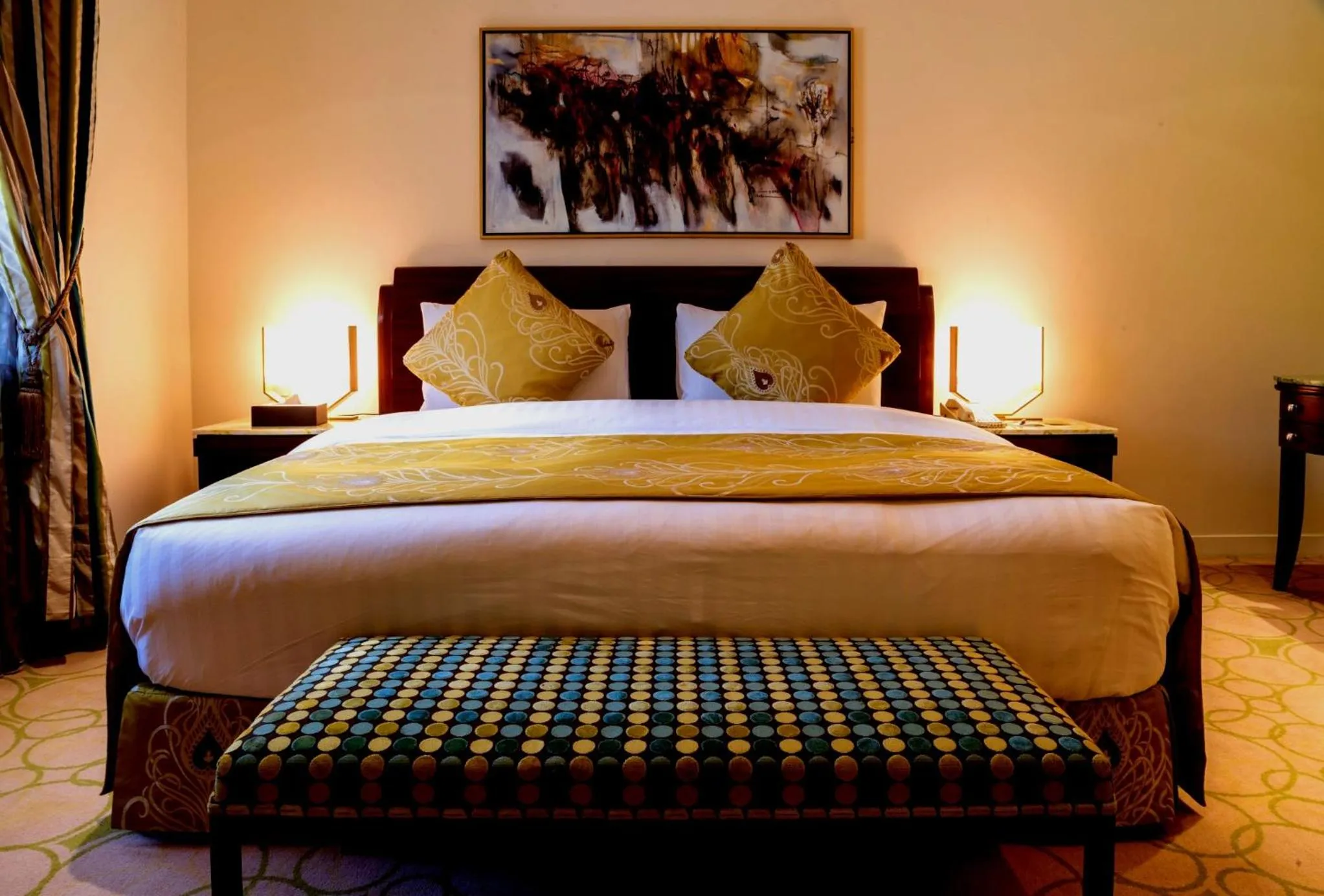 Bed in Vivienda Hotel Villas