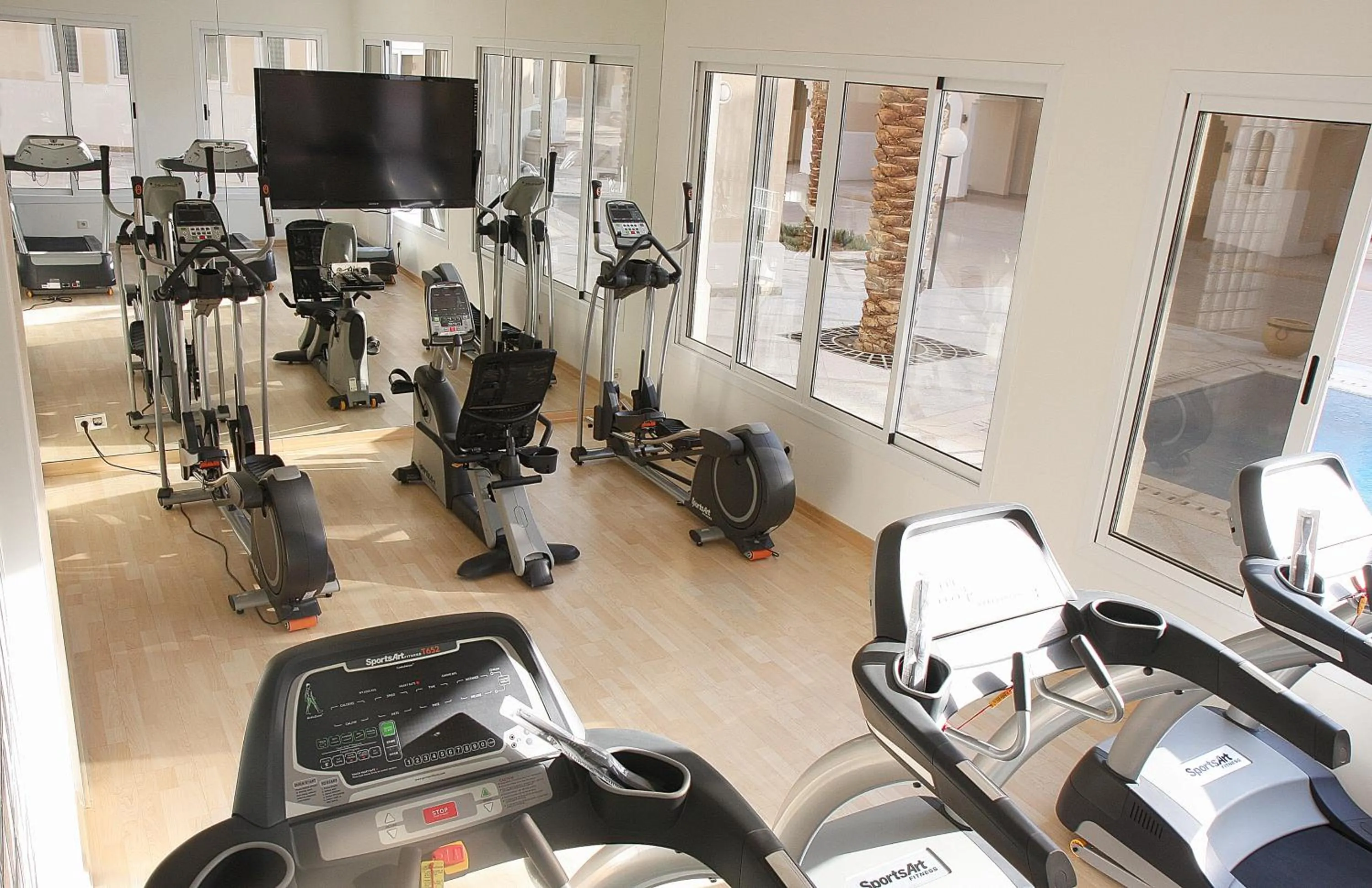 Fitness centre/facilities in Vivienda Hotel Villas