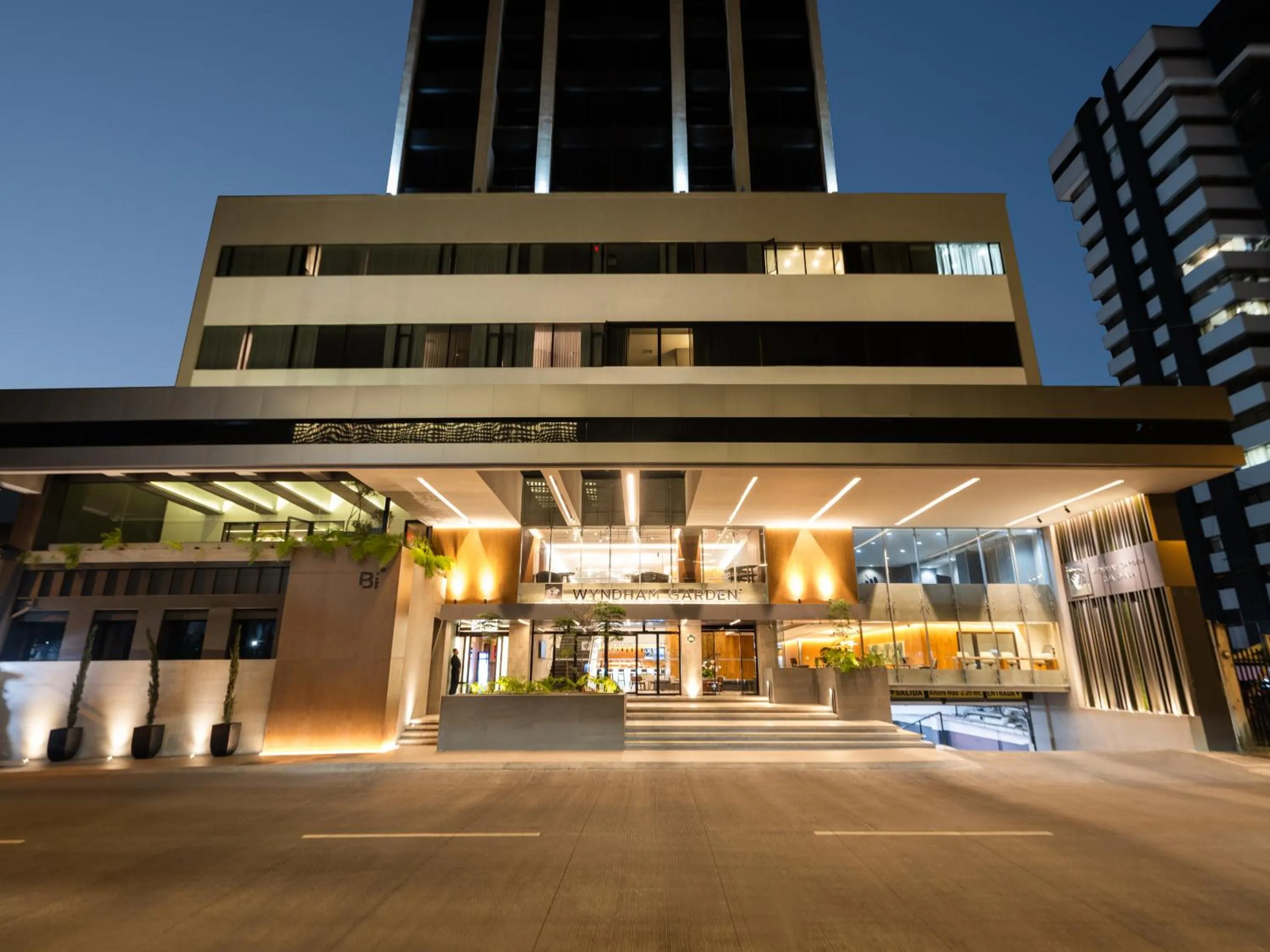 Property building in Wyndham Garden Guatemala City