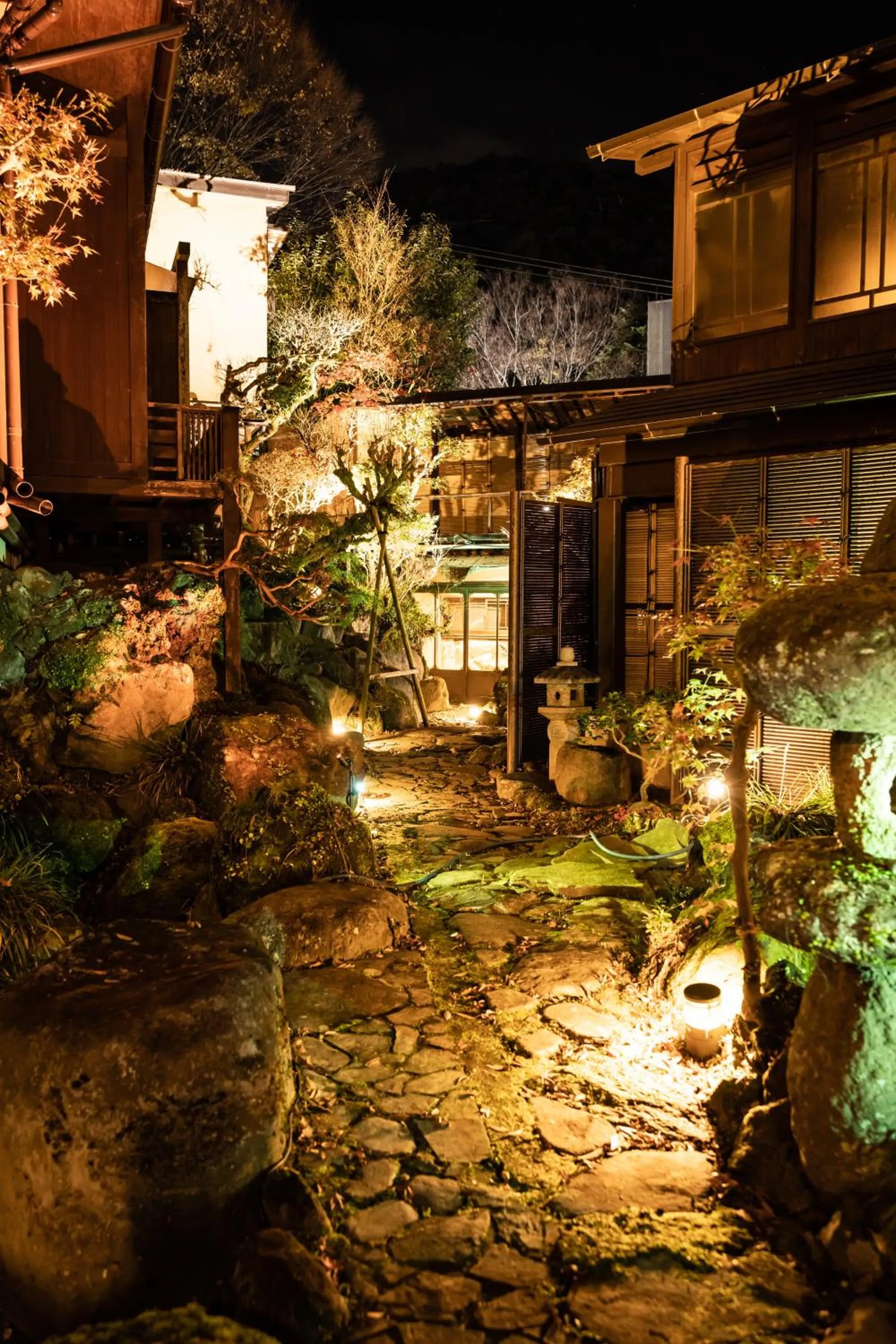 Night in Hakone Onsen Ryokan Yaeikan