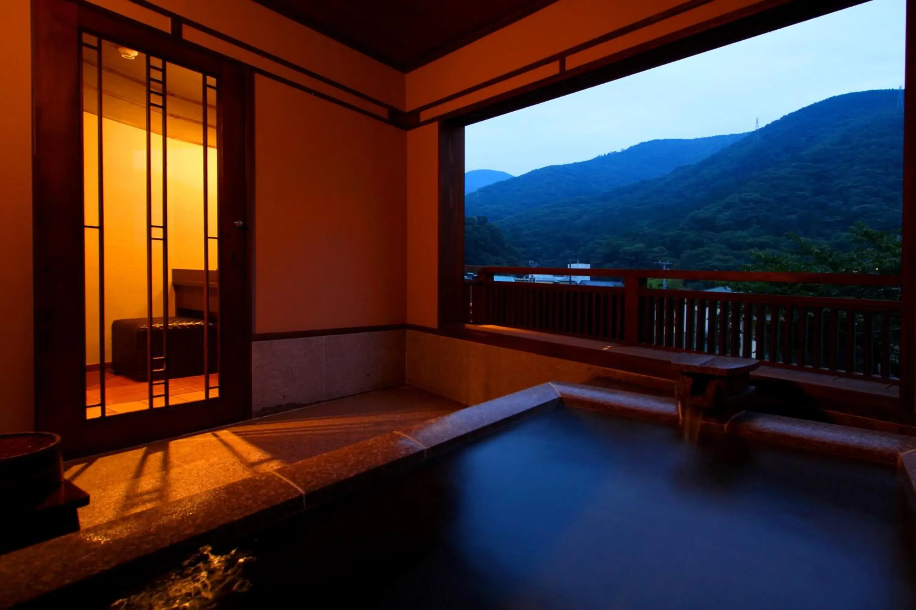 Mountain view in Hakone Onsen Ryokan Yaeikan Mountain view in Hakone Onsen Ryokan Yaeikan