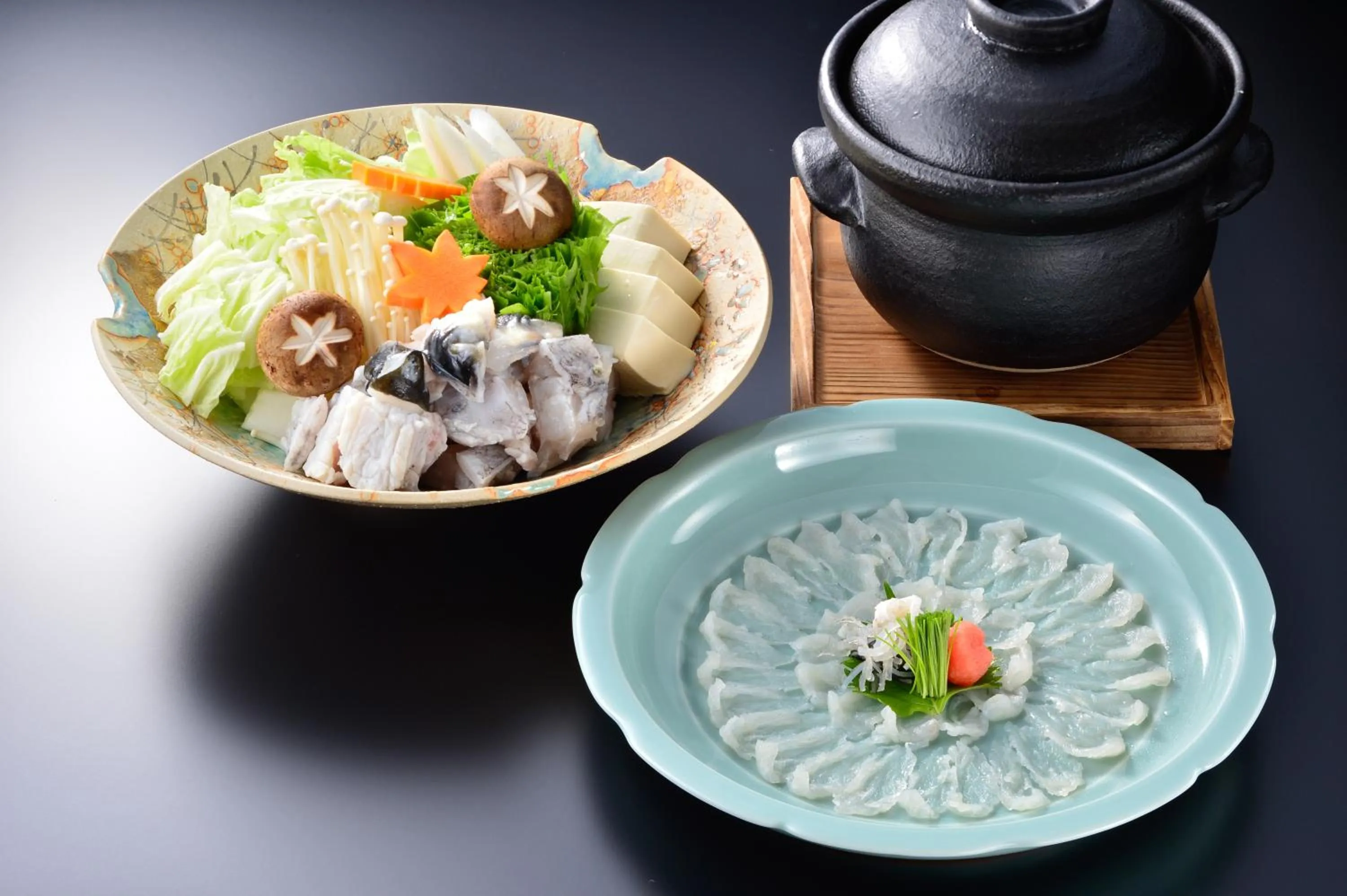 Food close-up in Hakone Onsen Ryokan Yaeikan